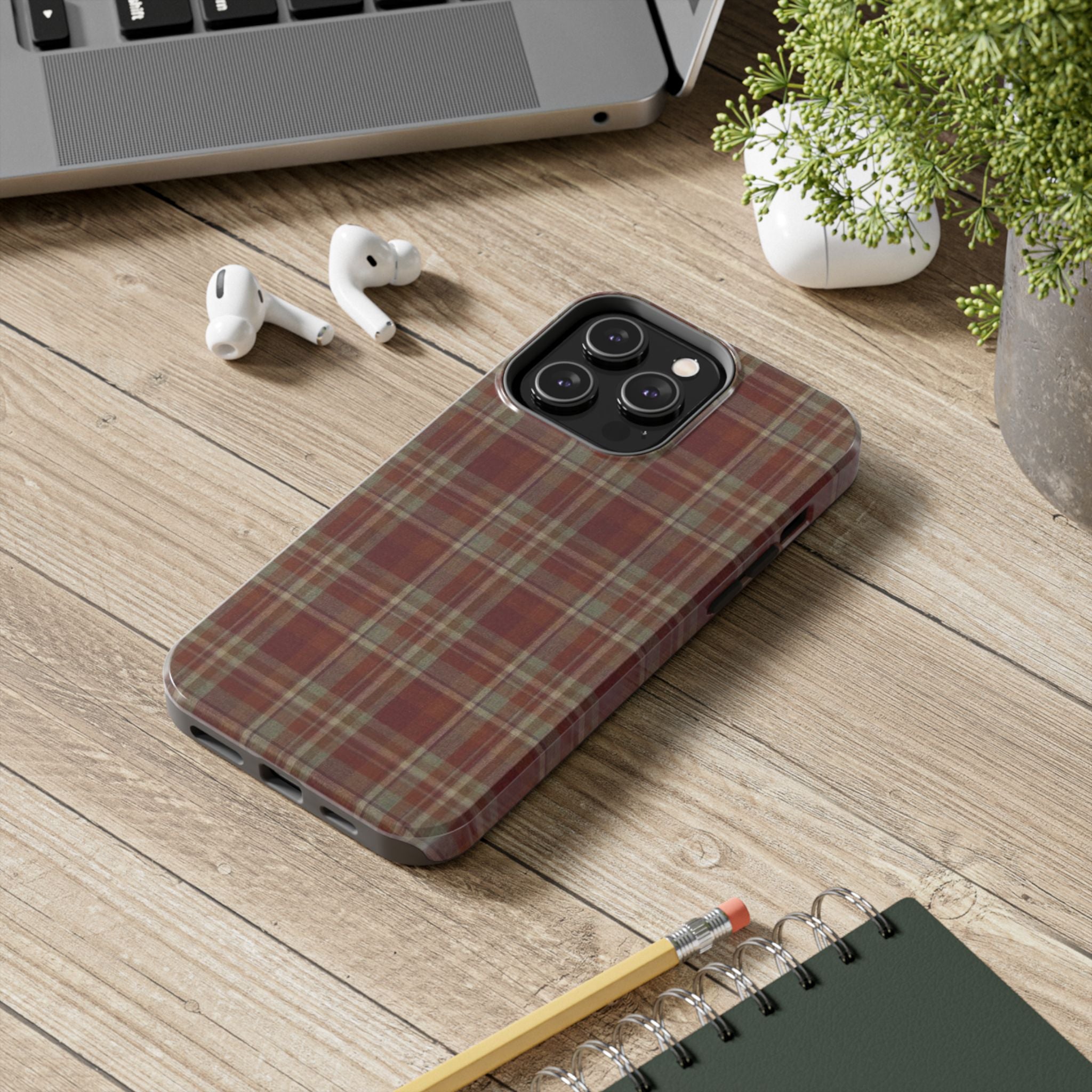 Autumn Plaid Tough Phone Case