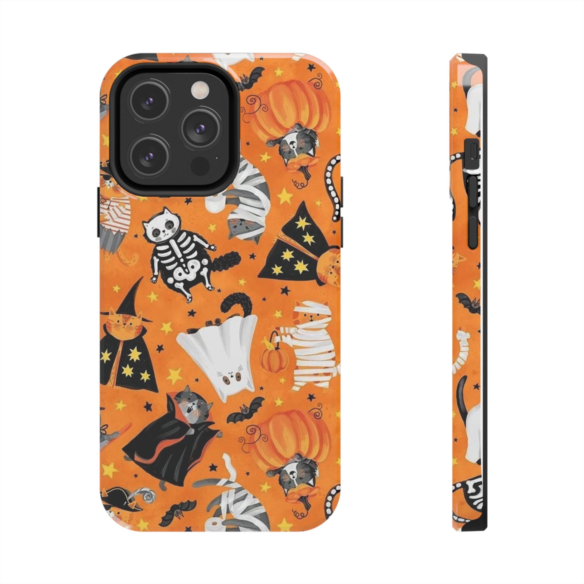 Spooky-Cat Halloween Tough Phone Case