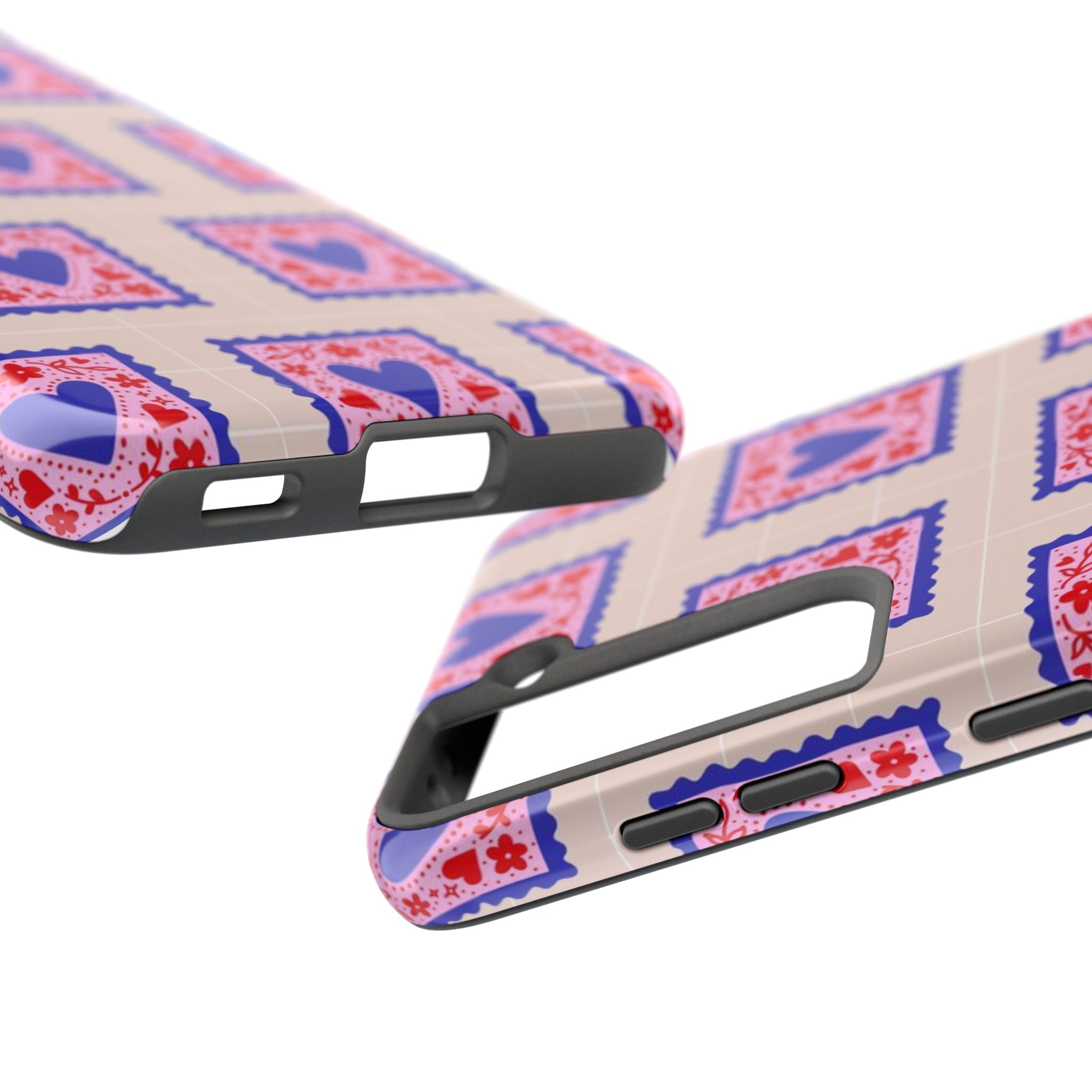 Heart Stamp Tough Phone Case