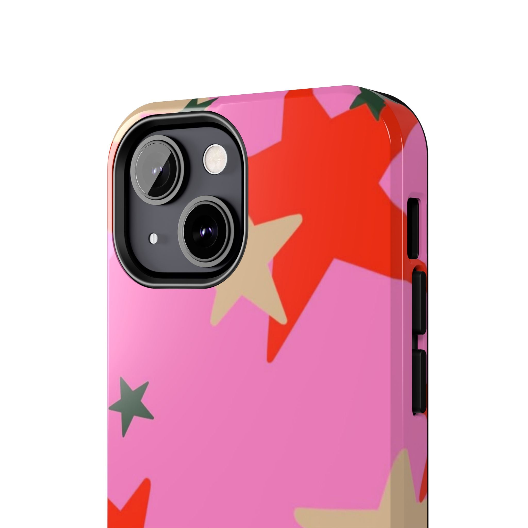 Pink Star Pattern Tough Phone Case
