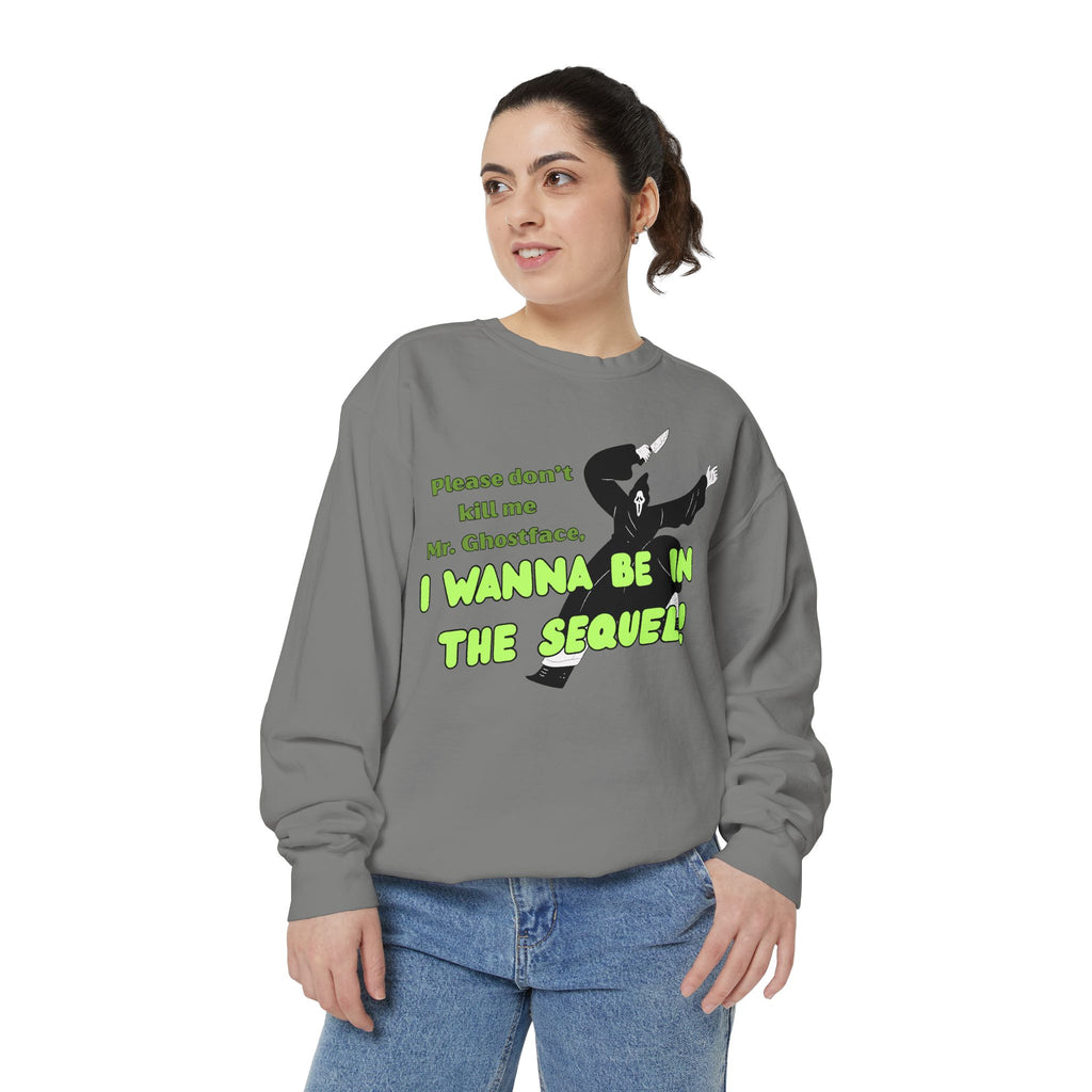 Scream Graphic Garment-Dyed Sweatshirt