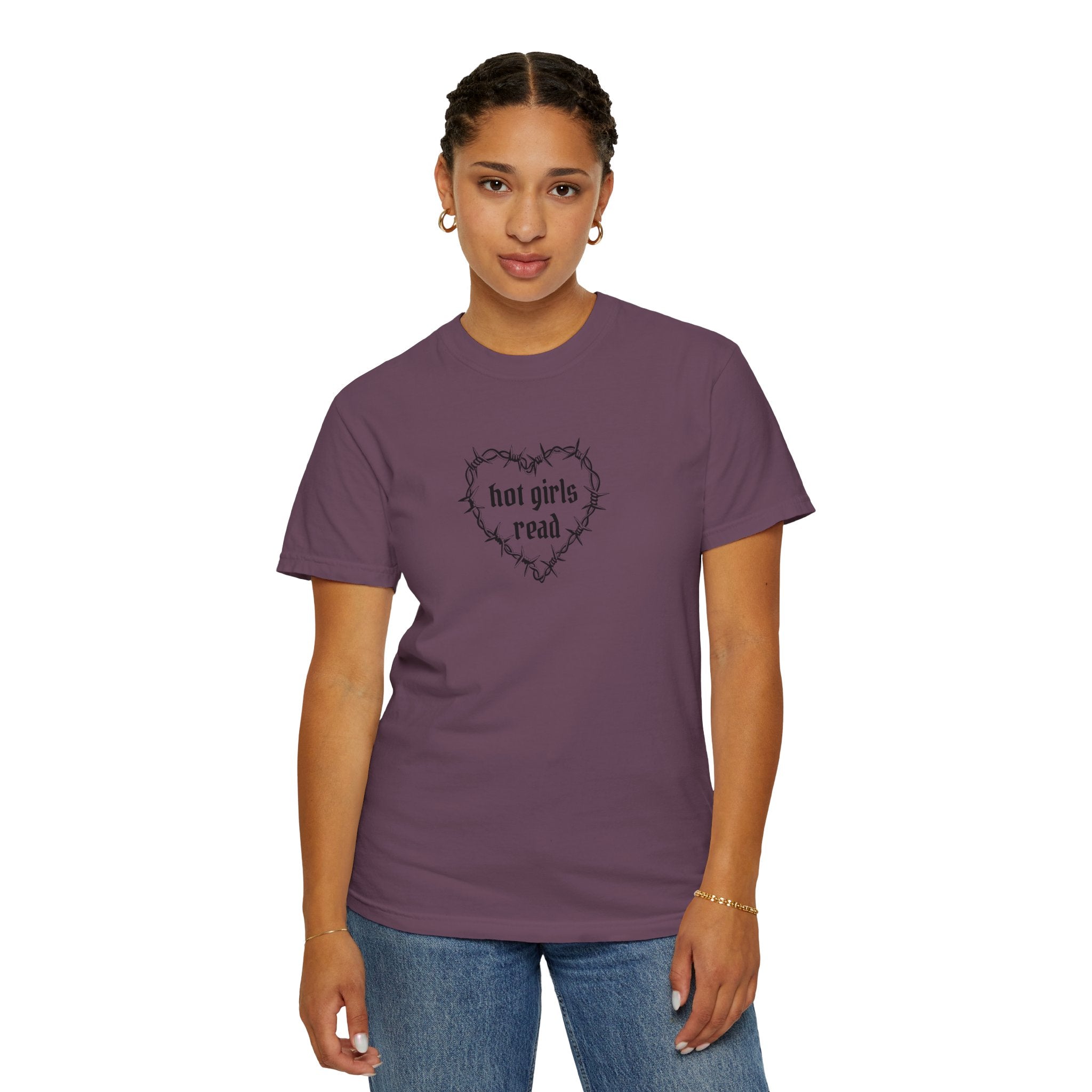 Hot Girls Read Comfort Color Tee