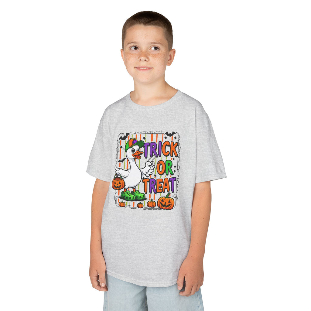 Boys Halloween Trick or Treat Goose Tee