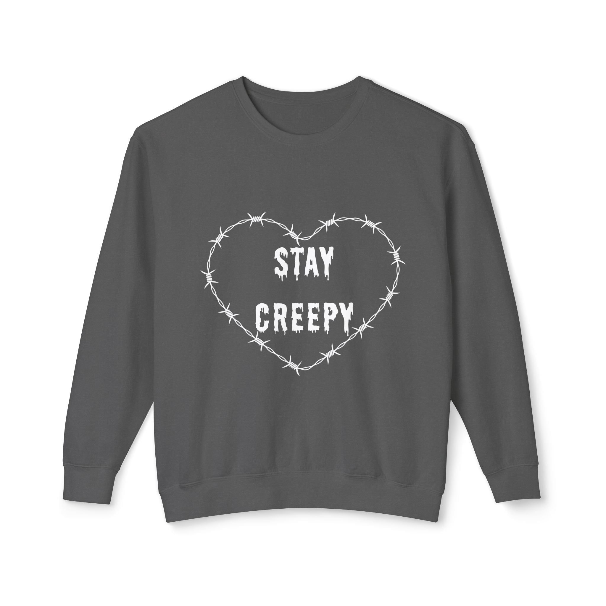 Stay Creepy Lightweight Crewneck Sweatshirt