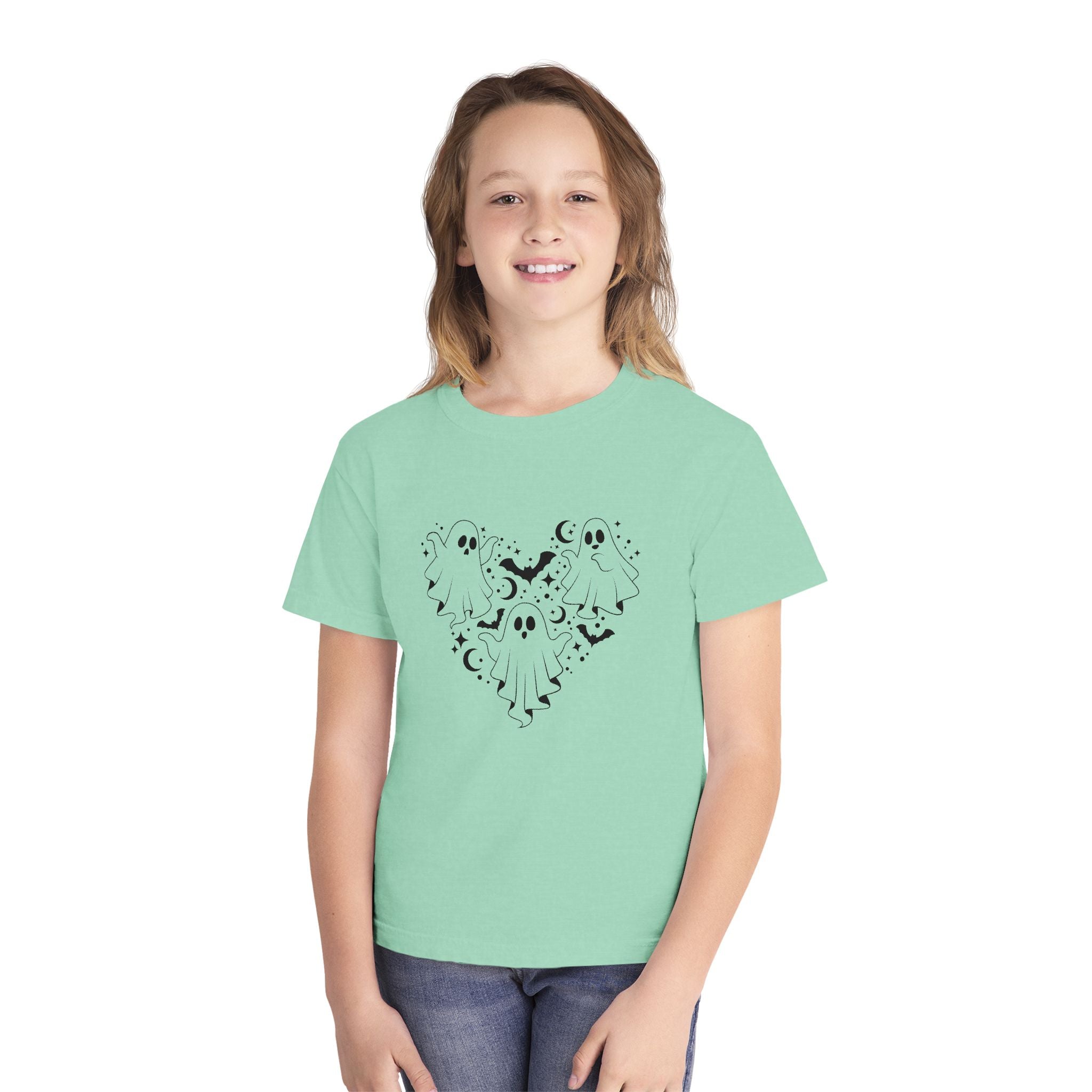 Cute Ghost Heart Youth Tee