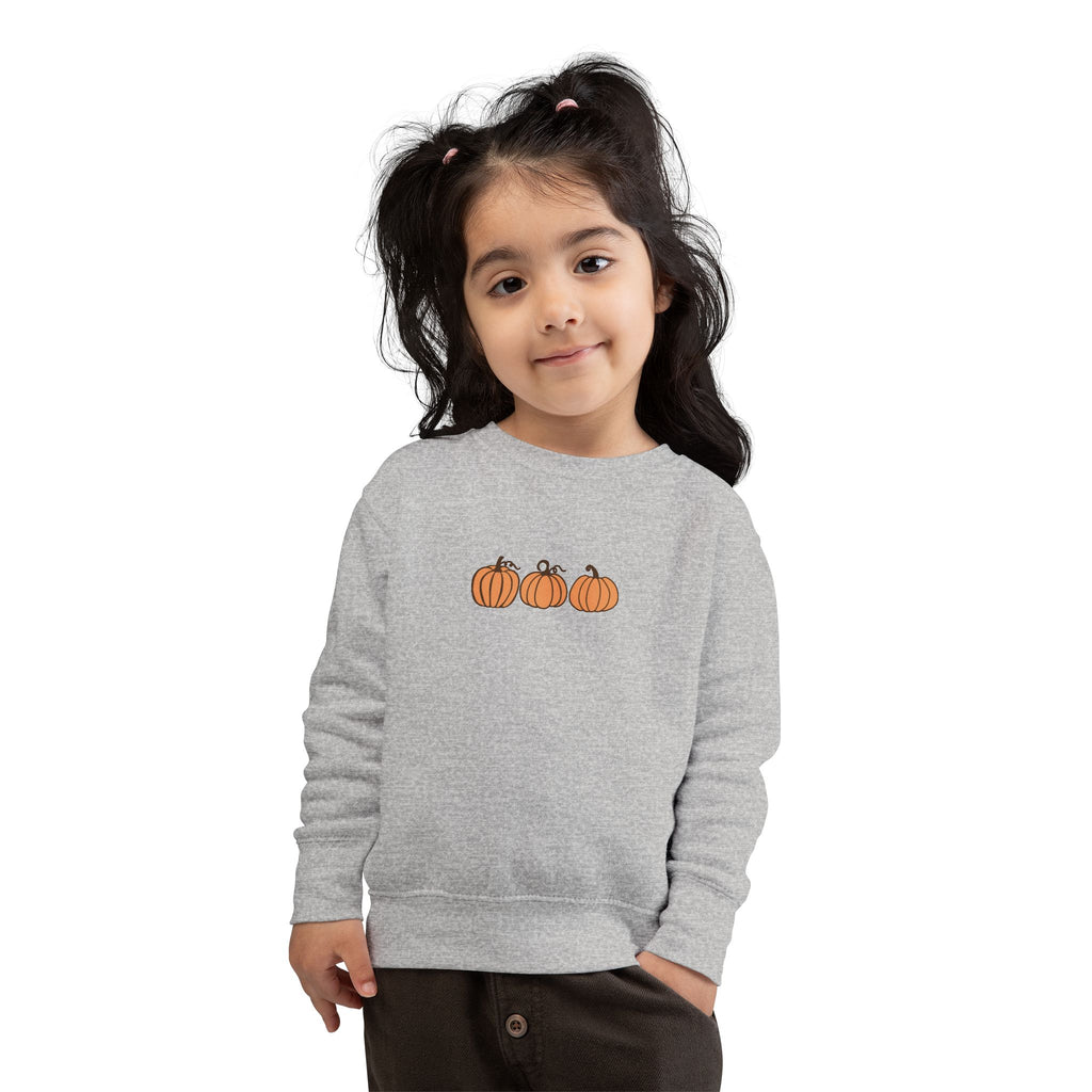 Cute Pumpkin Toddler Sweatshirt
