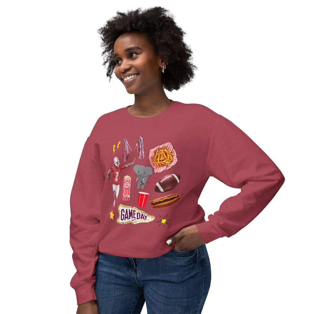 Bama Game Day Lightweight Crewneck Sweatshirt