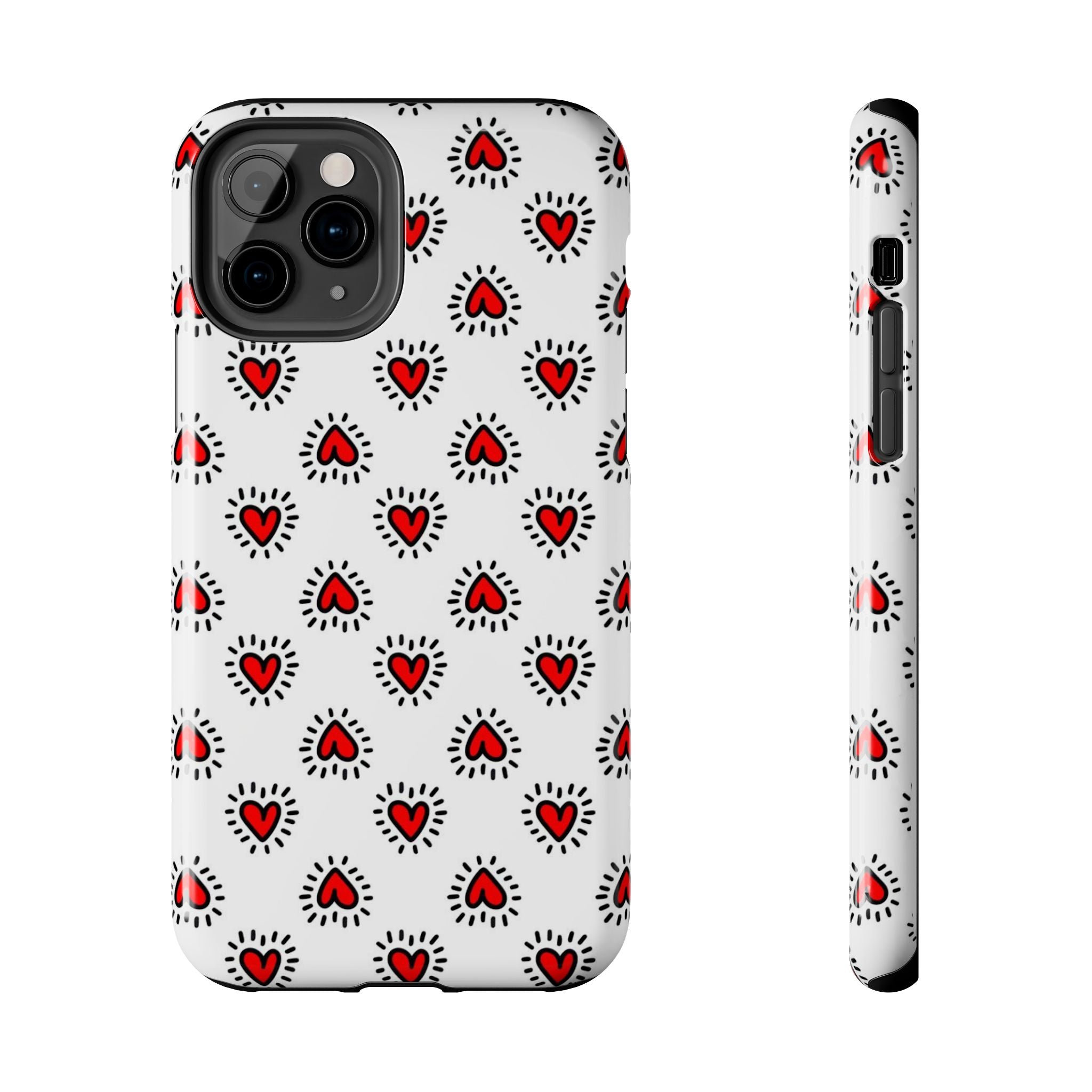 Heart Doodle Tough Phone Case