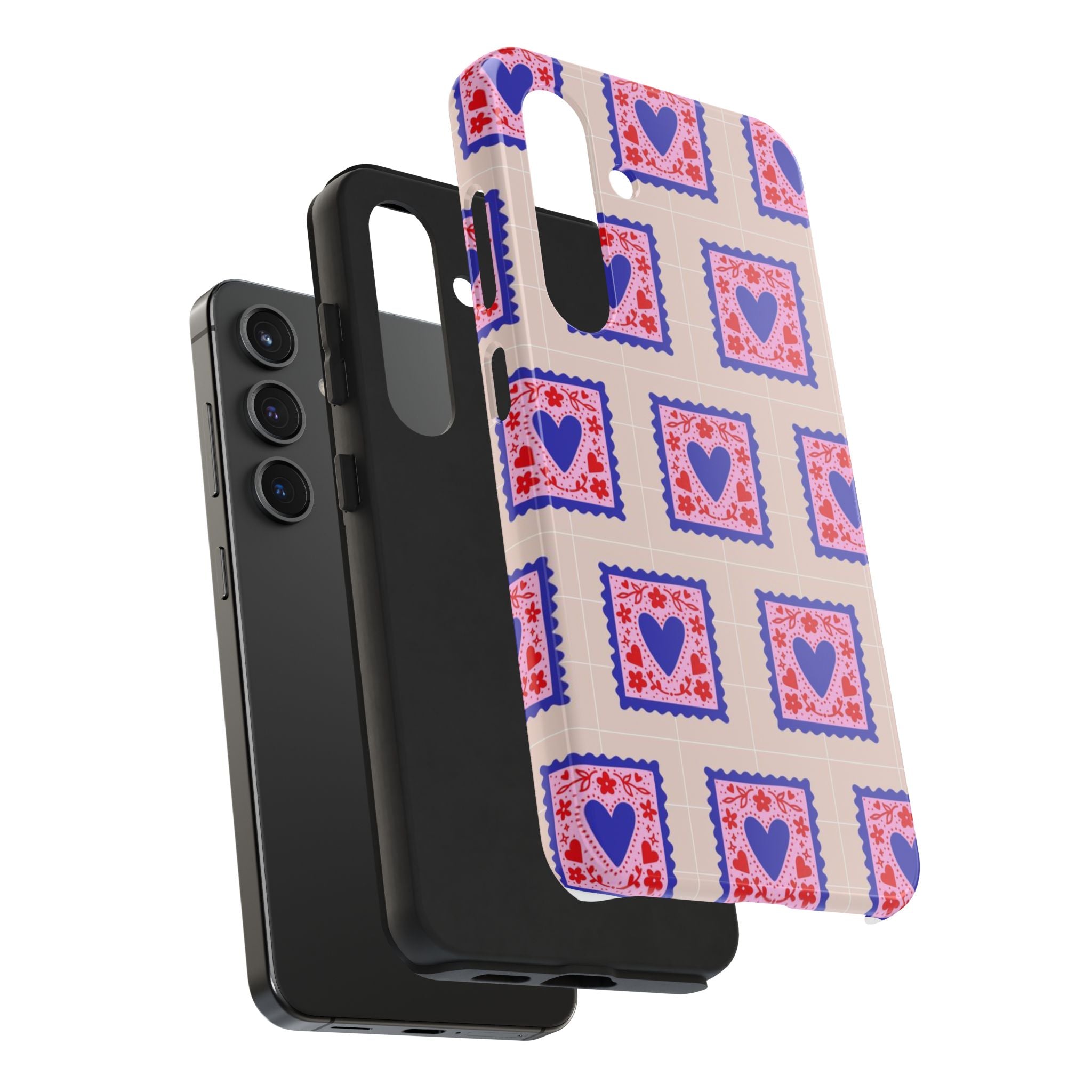 Heart Stamp Tough Phone Case