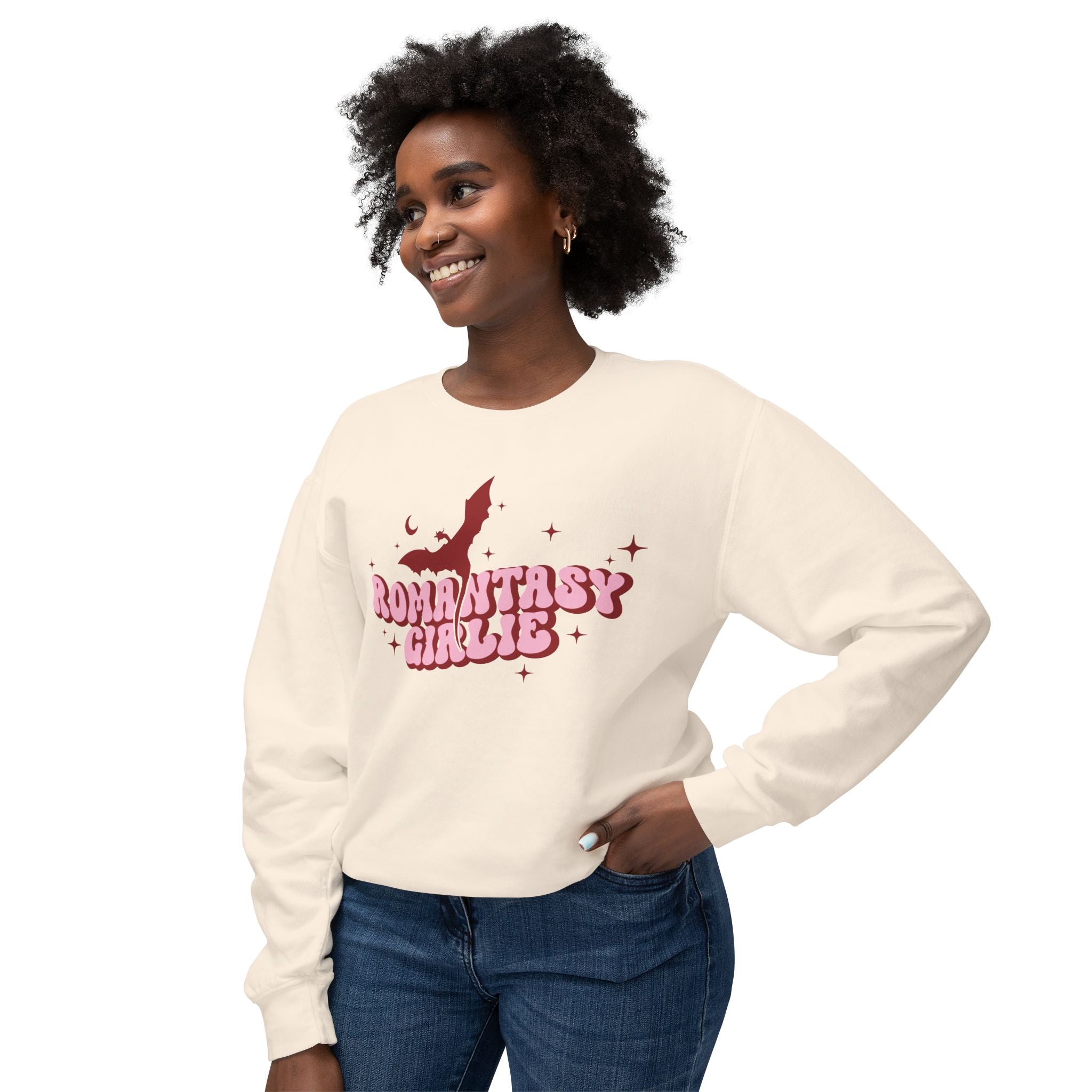 Romantic Fantasy Girl Crewneck Sweatshirt