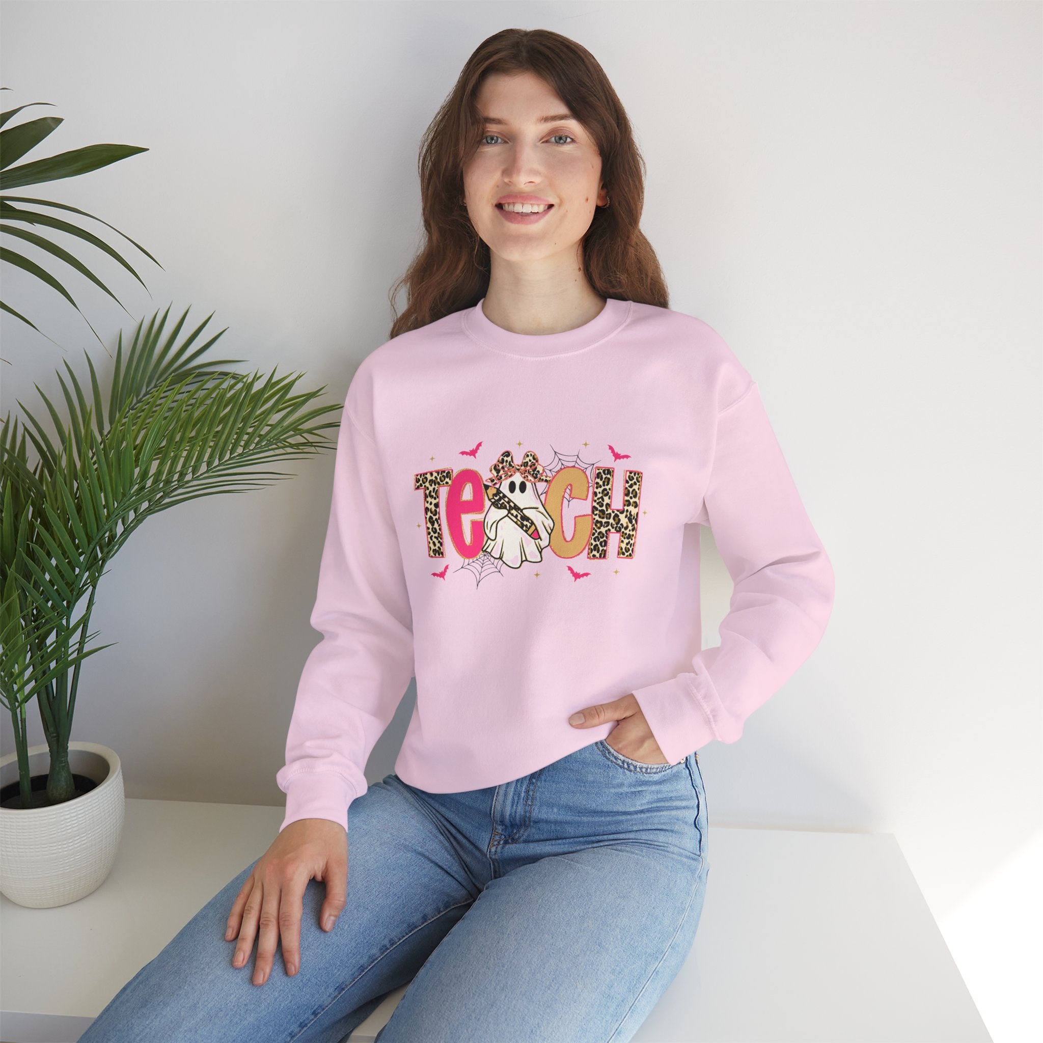 Teacher Halloween Ghost Sweatshirt