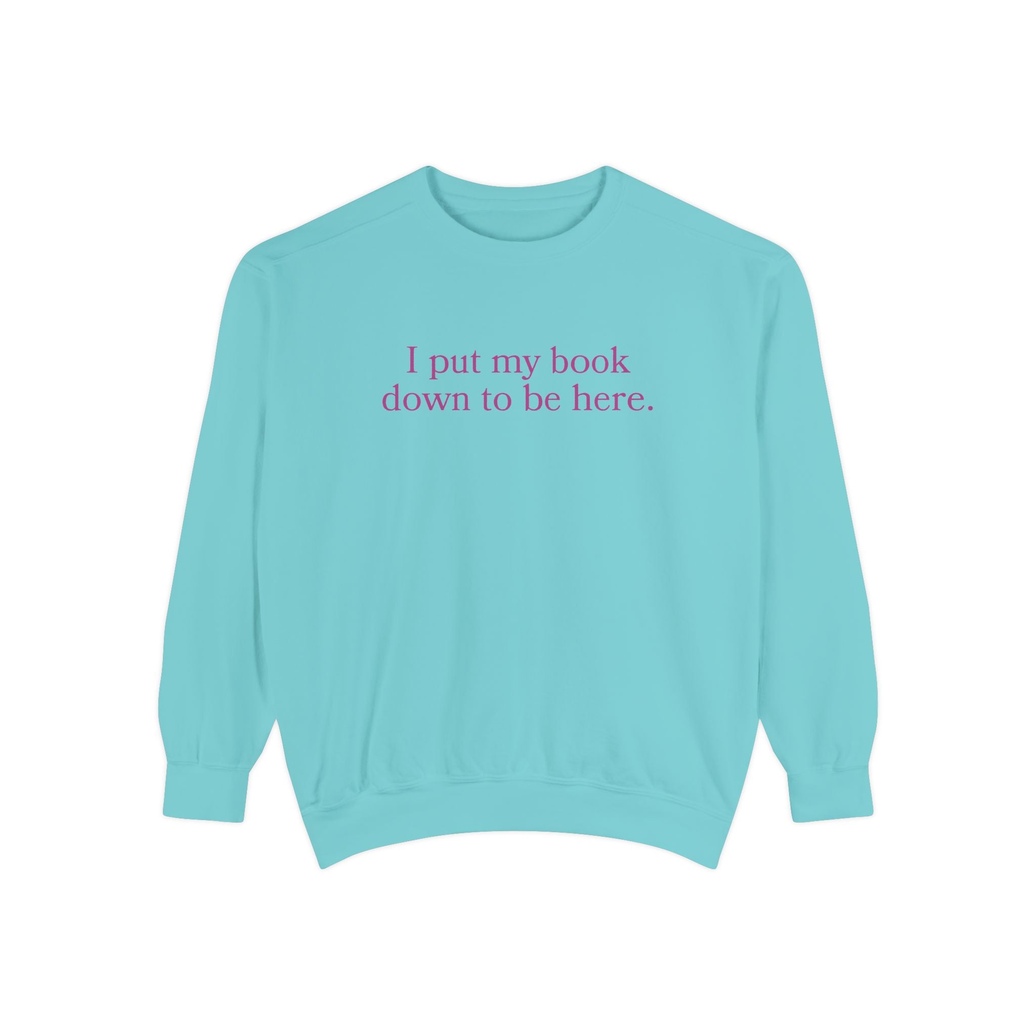Book Lover Garment-Dyed Sweatshirt