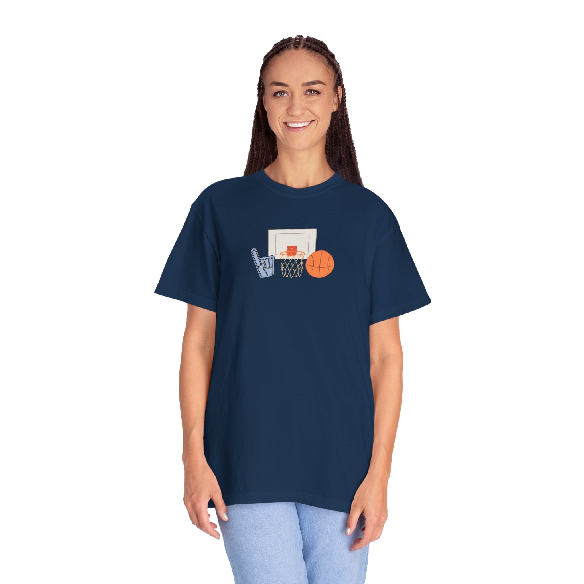 Basketball Fan Unisex Garment-Dyed T-Shirt