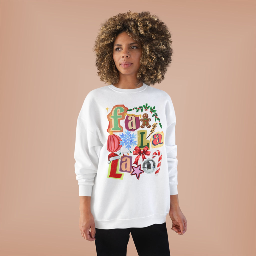Festive Fa La La Eco-Friendly Sweatshirt
