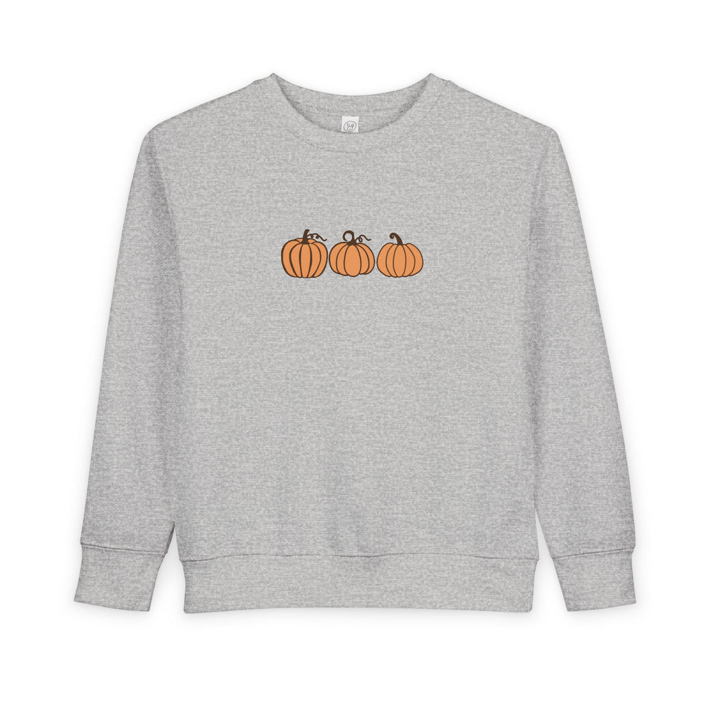 Cute Pumpkin Toddler Sweatshirt