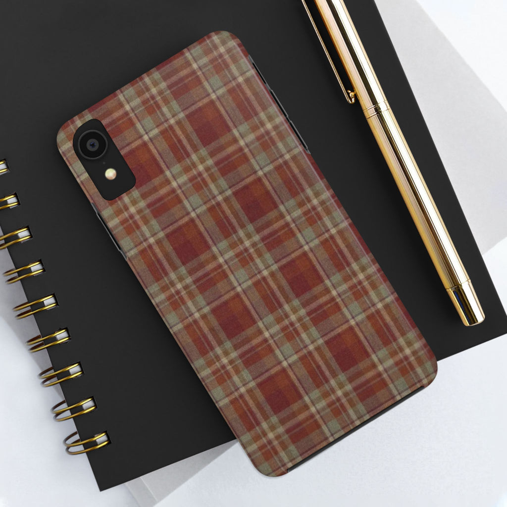 Autumn Plaid Tough Phone Case