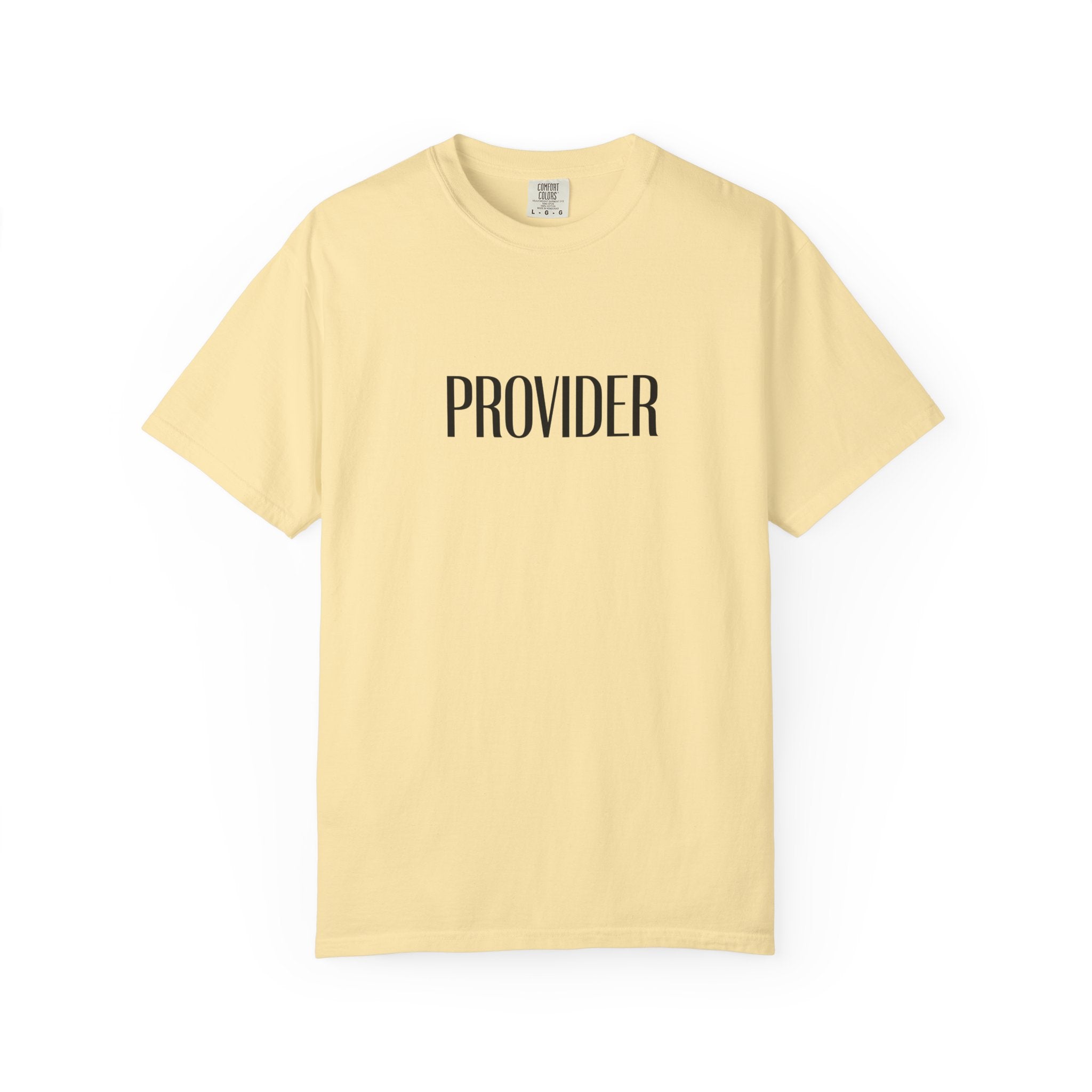 Provider Unisex Garment-Dyed T-shirt, Casual Tee