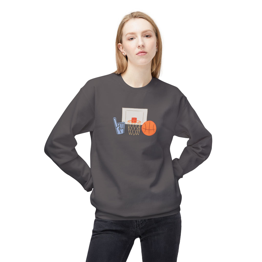 Basketball Fan Crewneck Sweatshirt - Unisex Softstyle Fleece