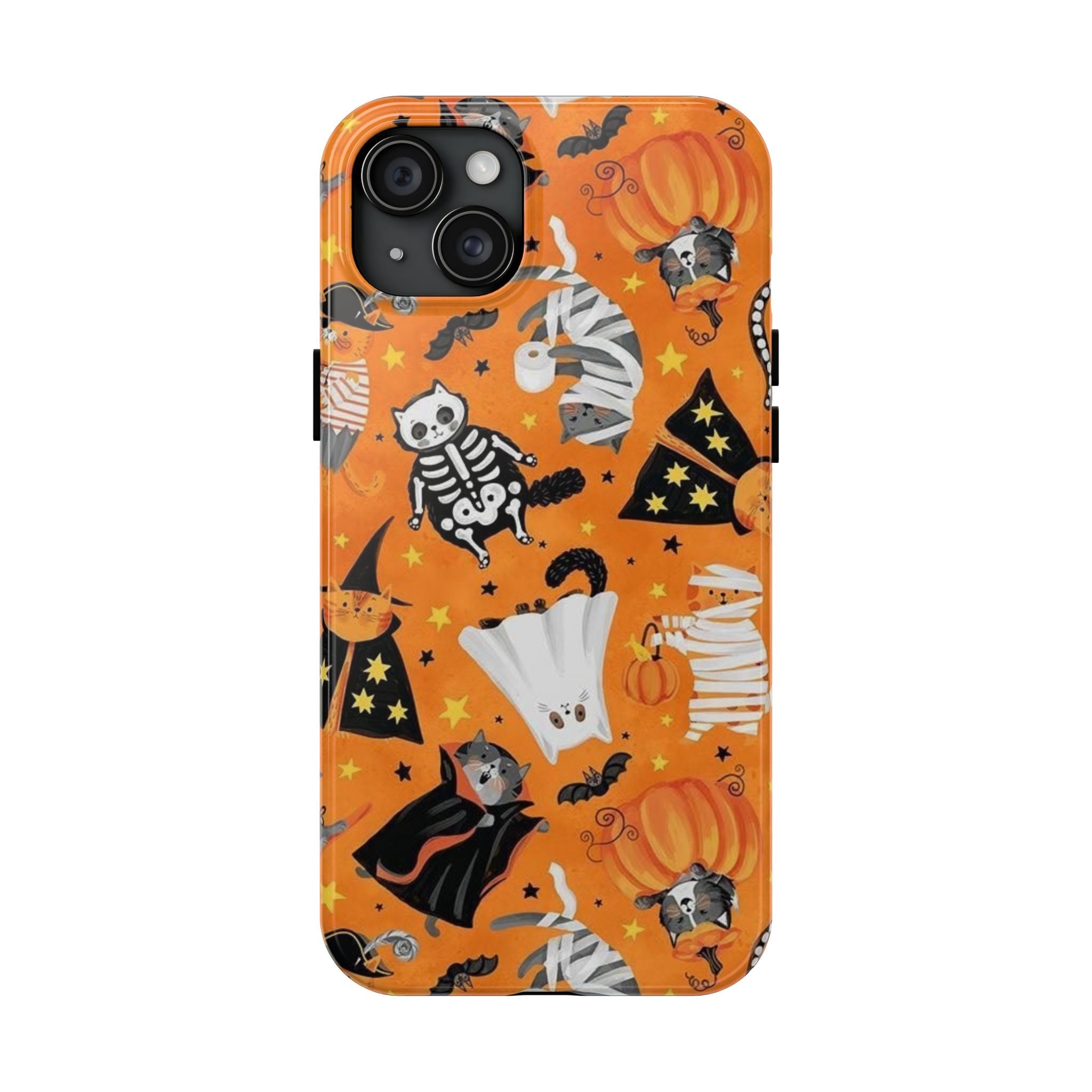 Spooky-Cat Halloween Tough Phone Case