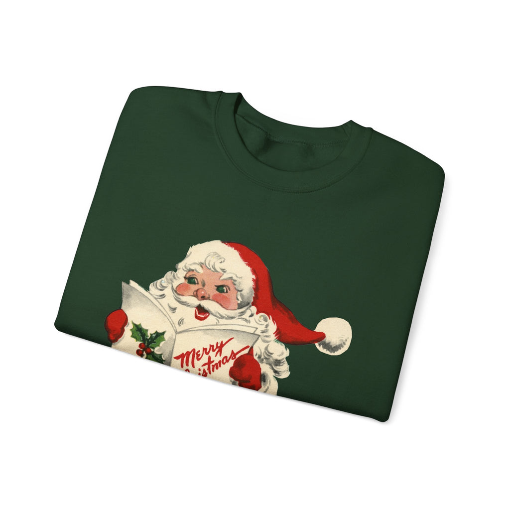 Vintage Santa Christmas Sweatshirt