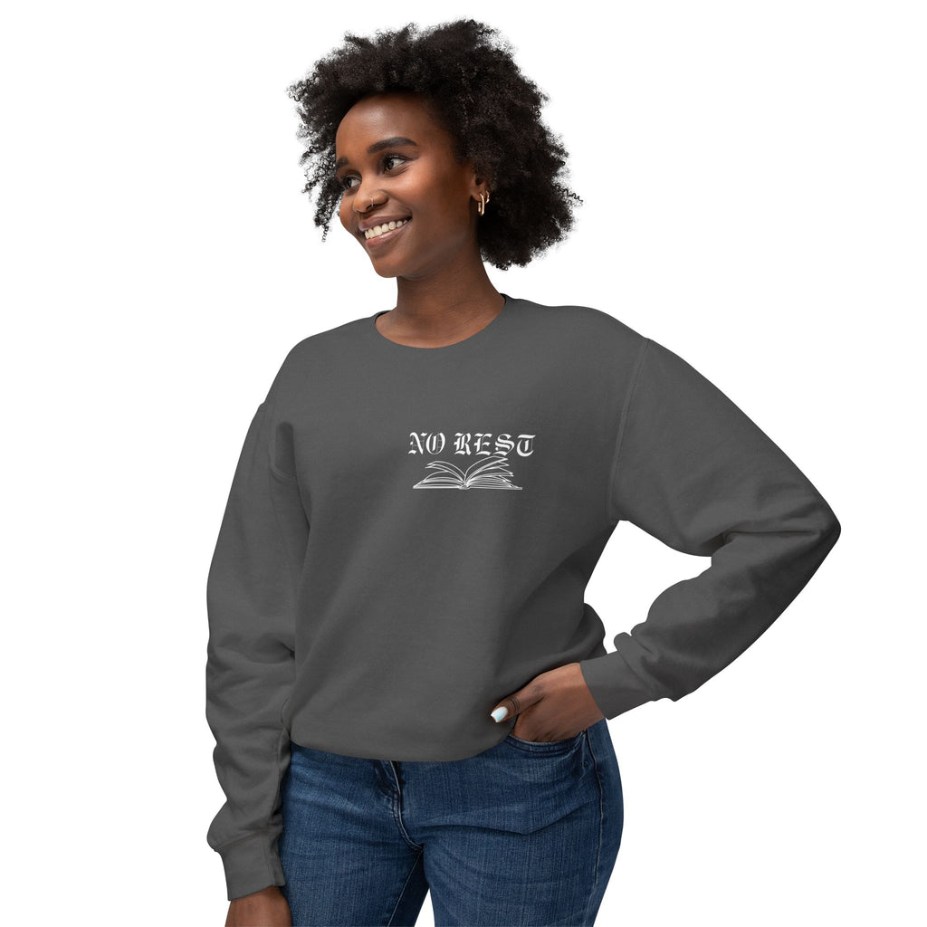 No Rest for the Late Night Reader Sweatshirt