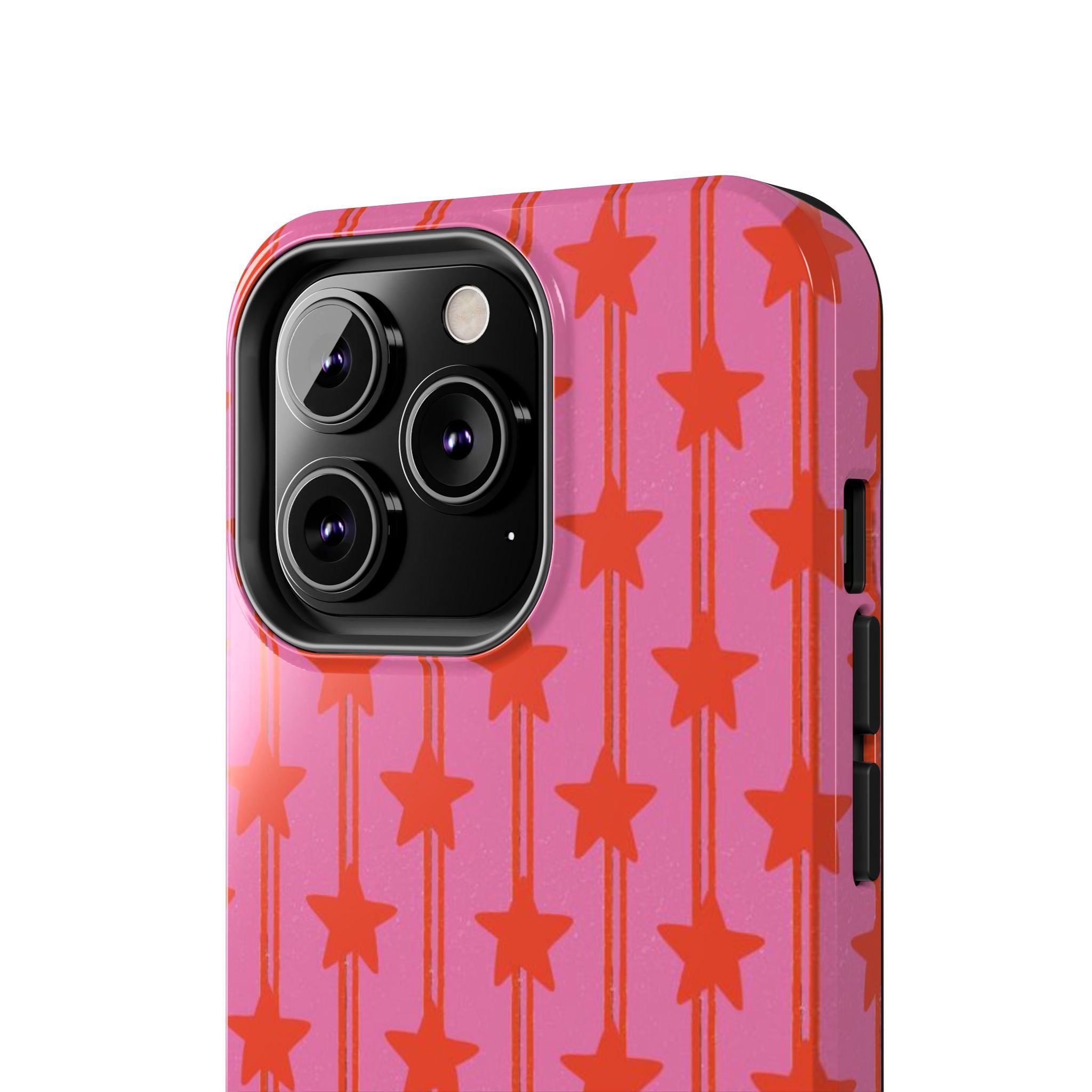 Pink Star Stripe Tough Phone Case