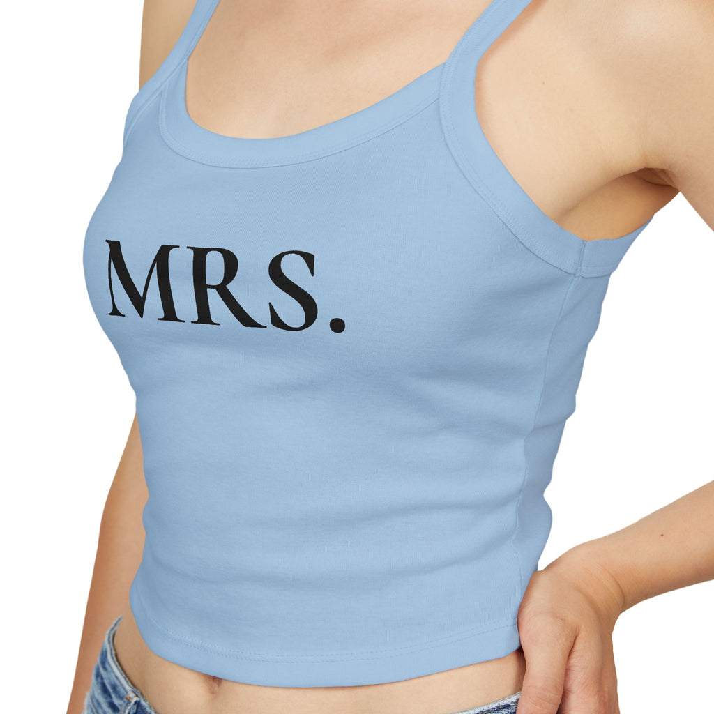 Mrs. Spaghetti Strap Tank Top