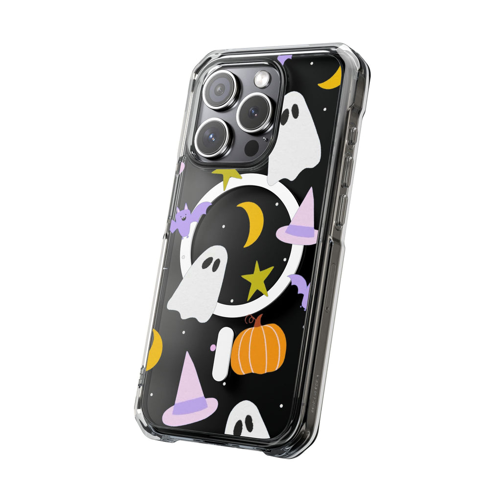 Ghost Transparent Background Magnetic Clear Impact Case