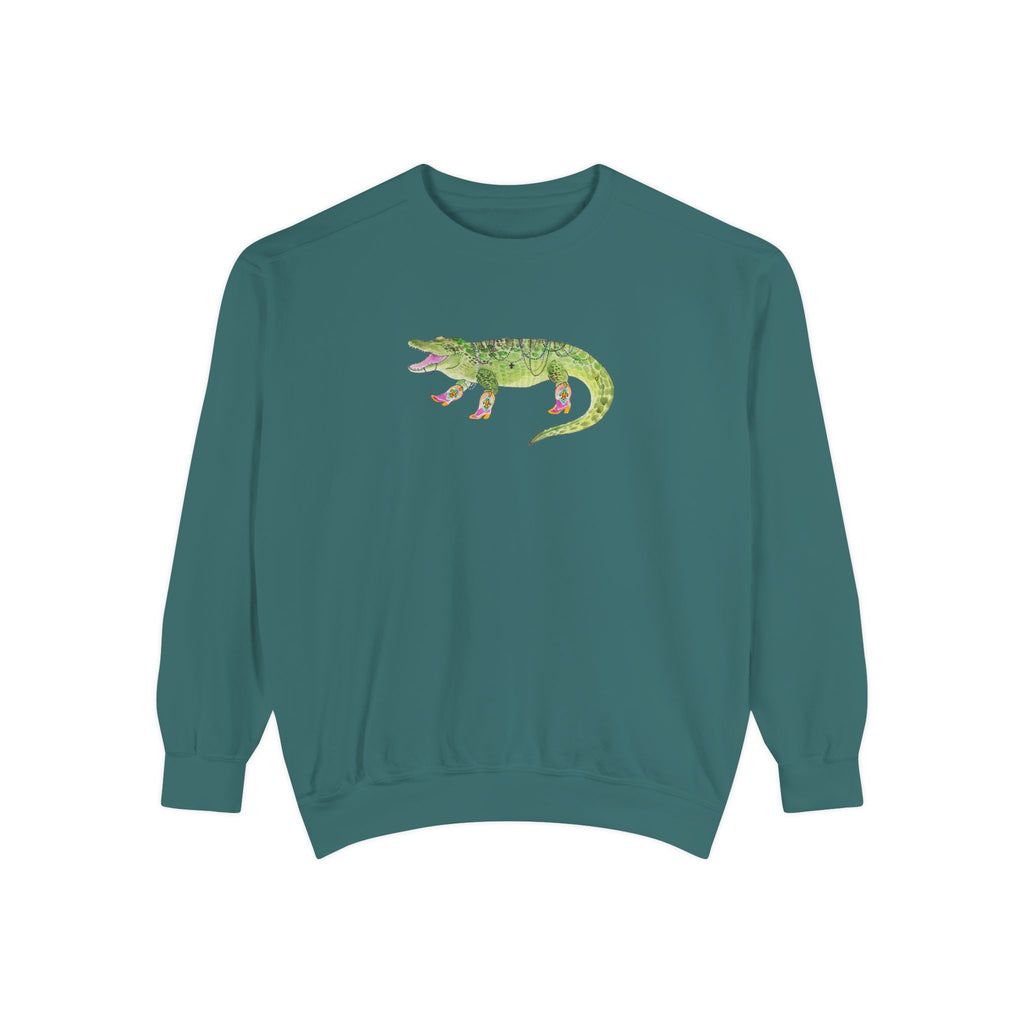 Bead Alligator Graphic Sweatshirt