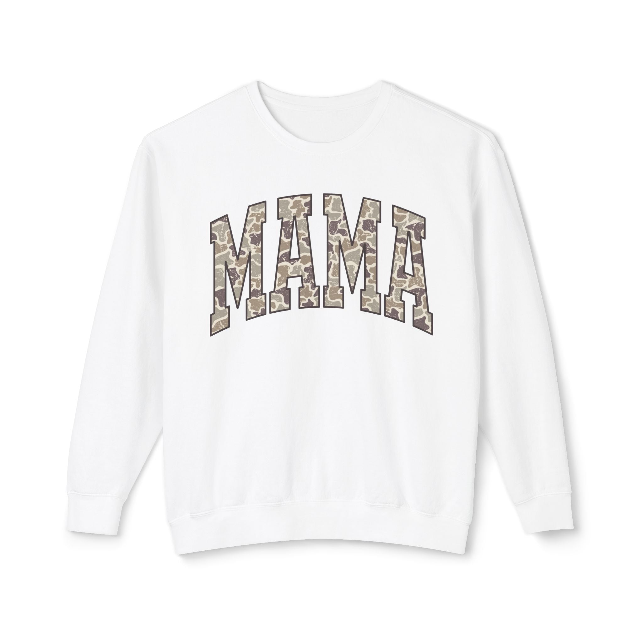 Stylish Mama Sweatshirt for Moms, Casual Gift for Mother's Day, Lightweight Crewneck Pullover, Cozy Everyday Wear, Trendy Fashion