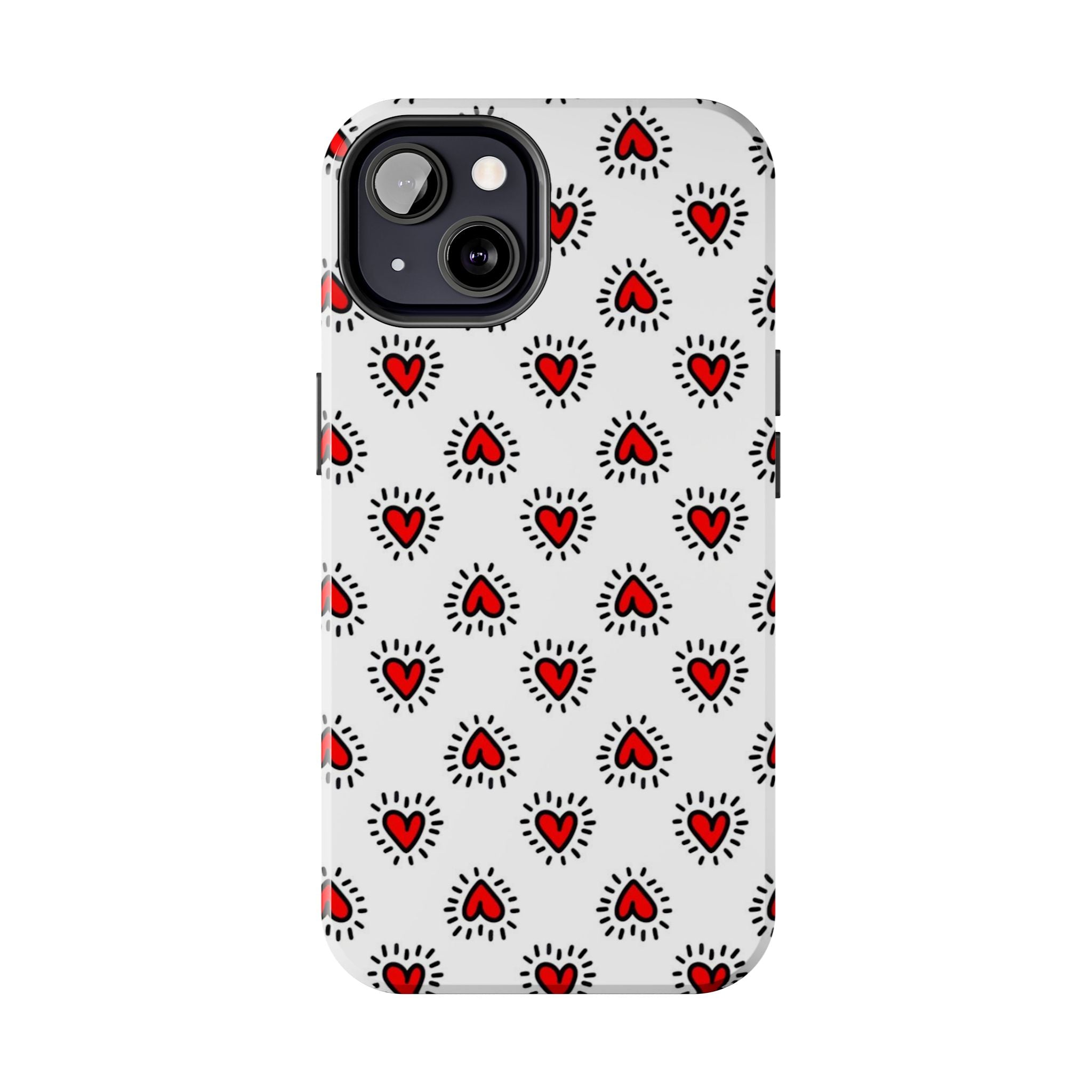 Heart Doodle Tough Phone Case