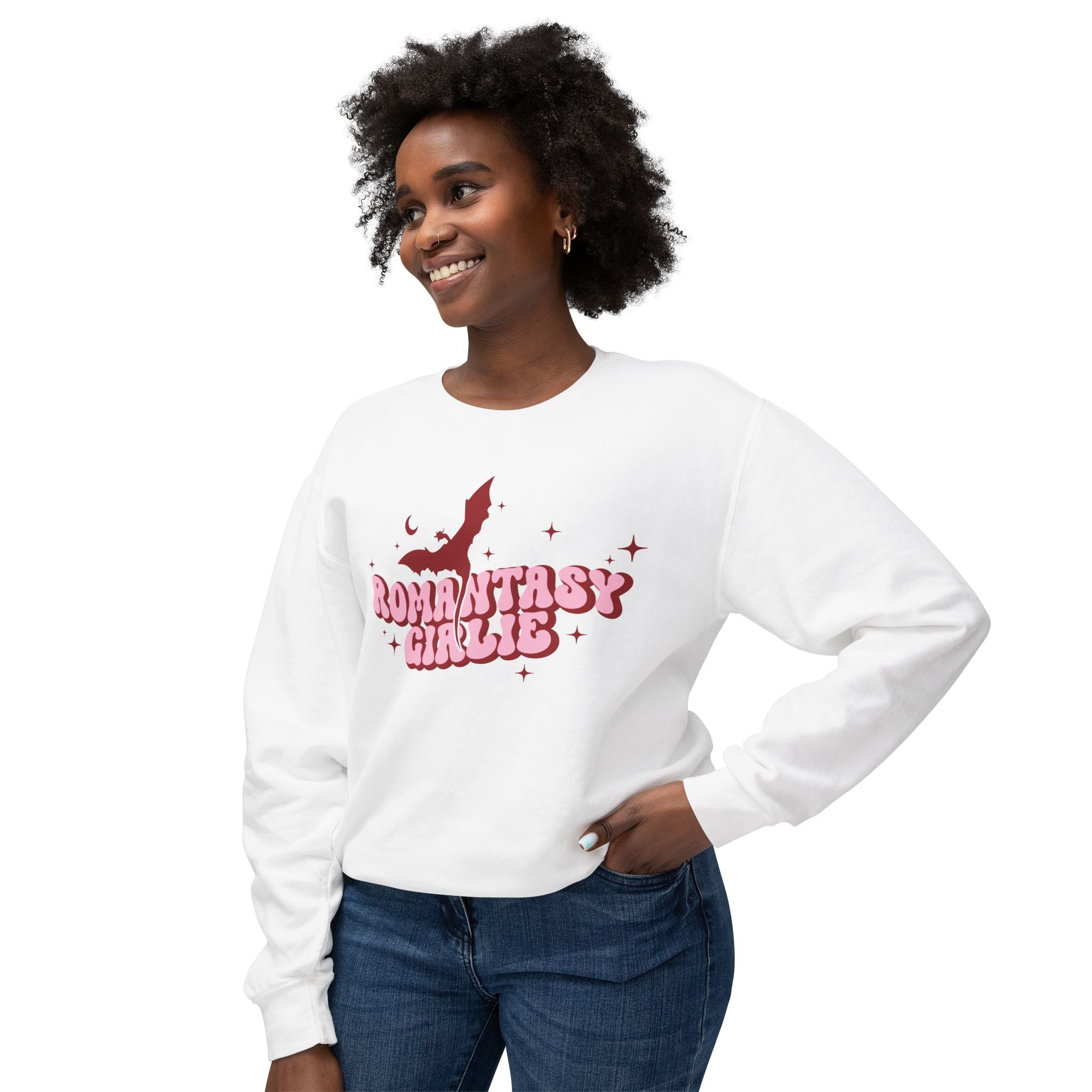 Romantic Fantasy Girl Crewneck Sweatshirt