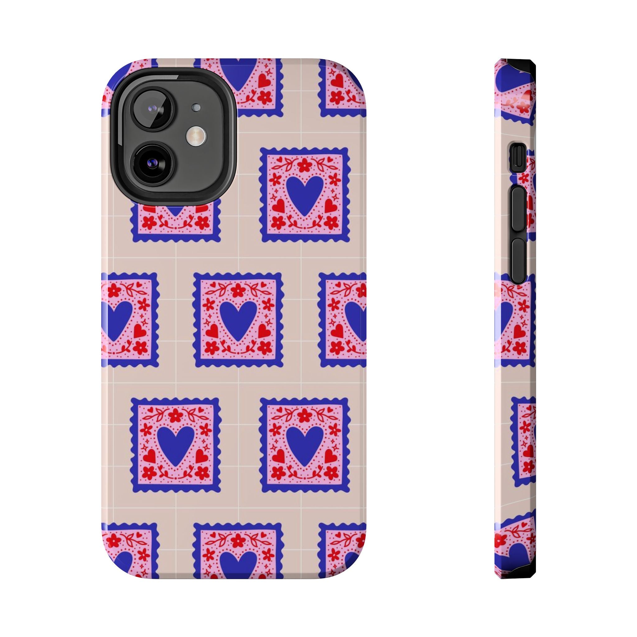 Heart Stamp Tough Phone Case