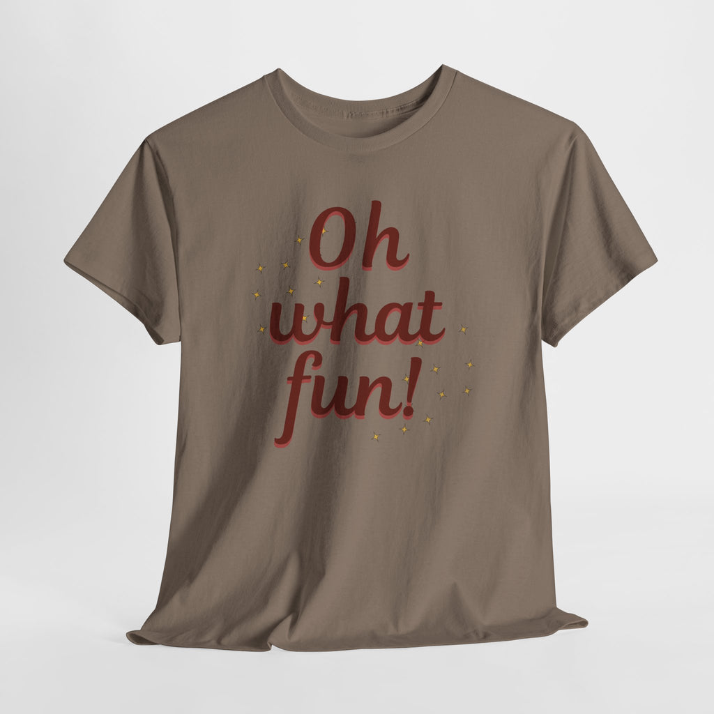 Oh What Fun Tee — Holiday Graphic Christmas T-Shirt