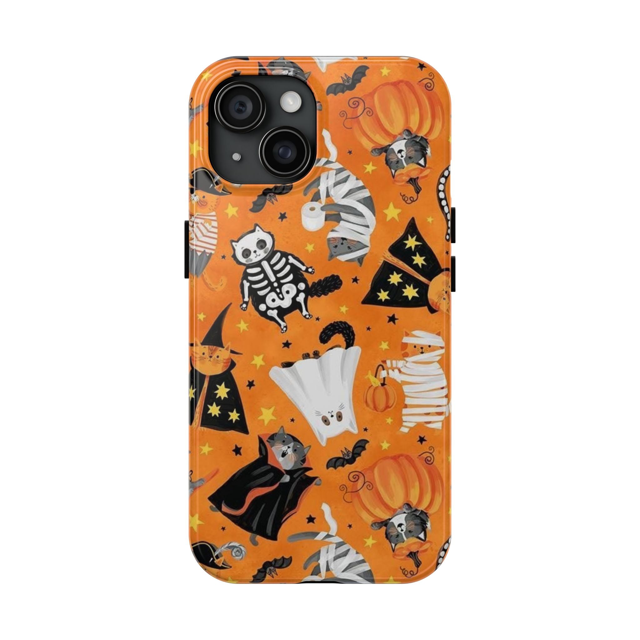 Spooky-Cat Halloween Tough Phone Case