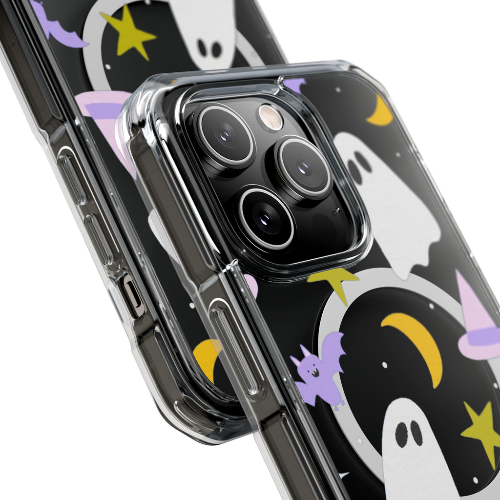 Ghost Transparent Background Magnetic Clear Impact Case