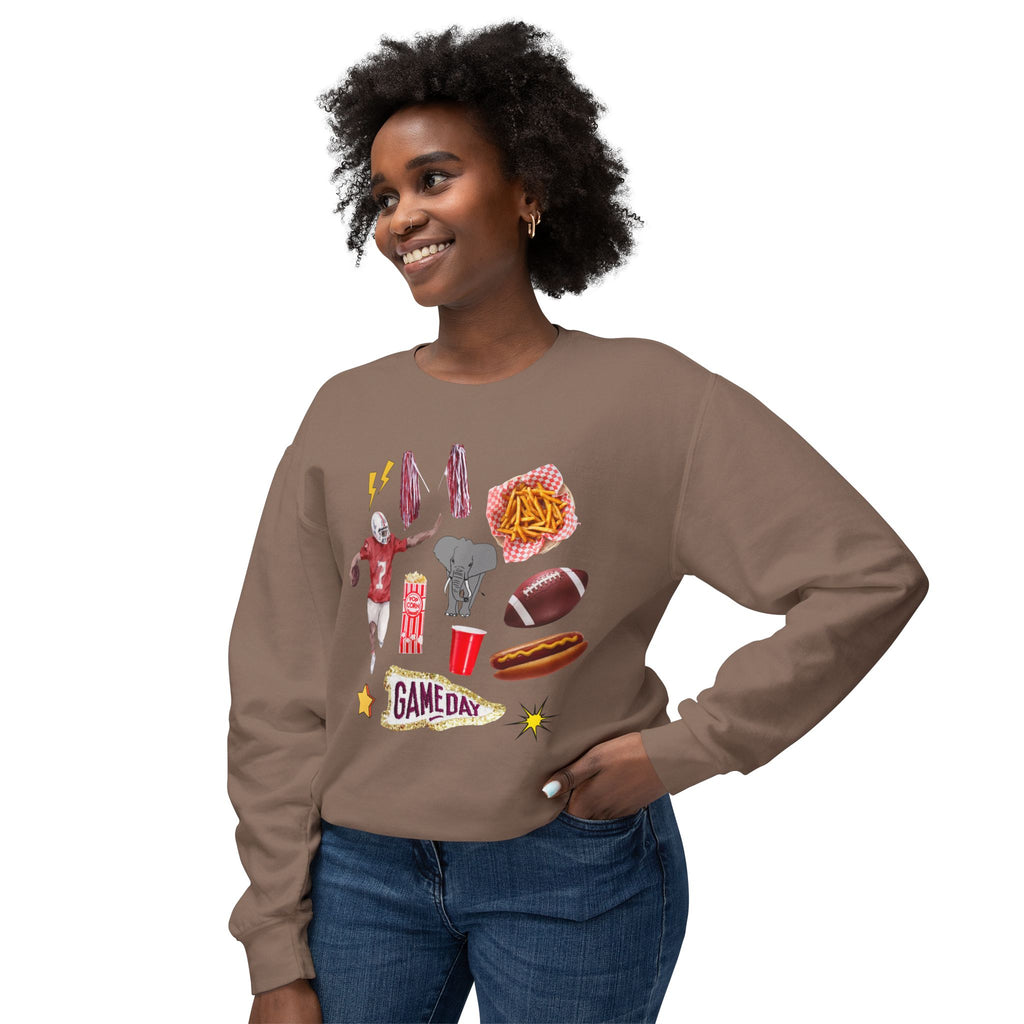 Bama Game Day Lightweight Crewneck Sweatshirt