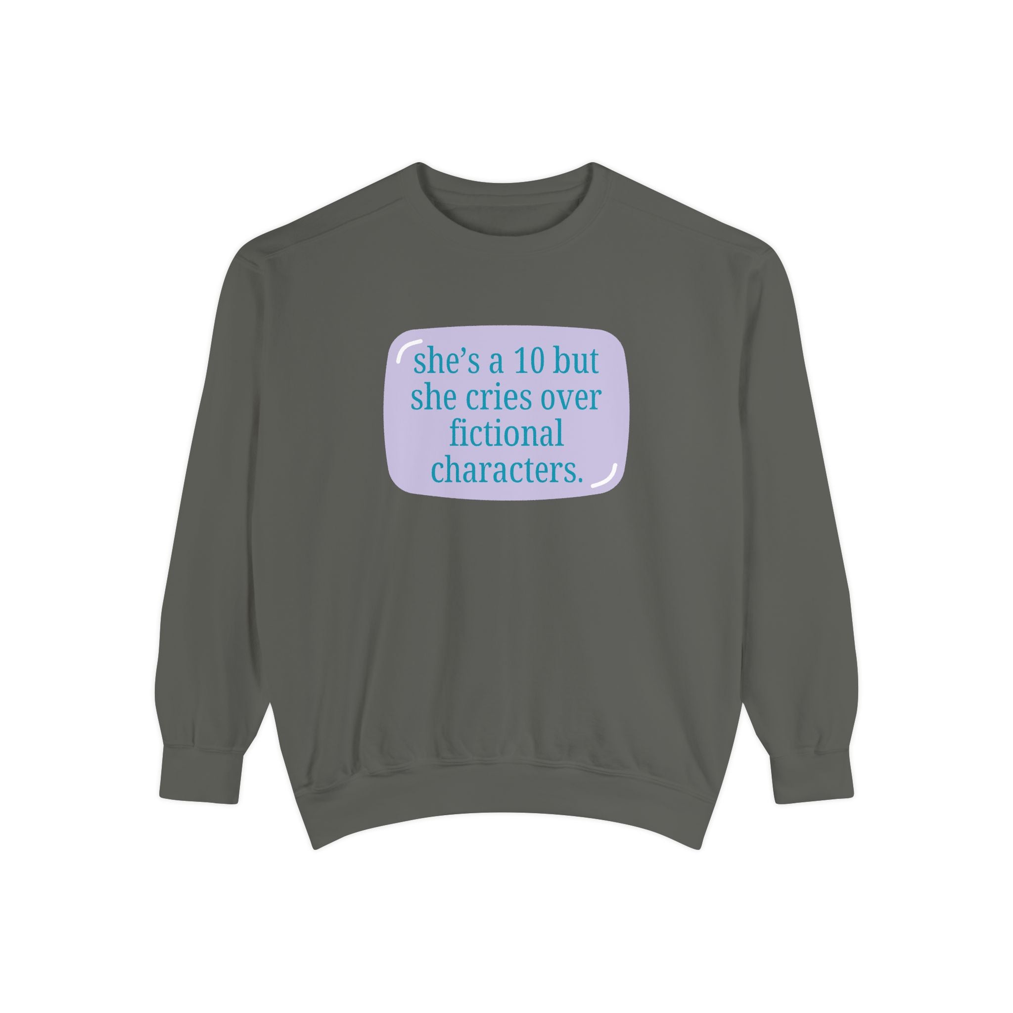 Book Girl Garment-Dyed Sweatshirt