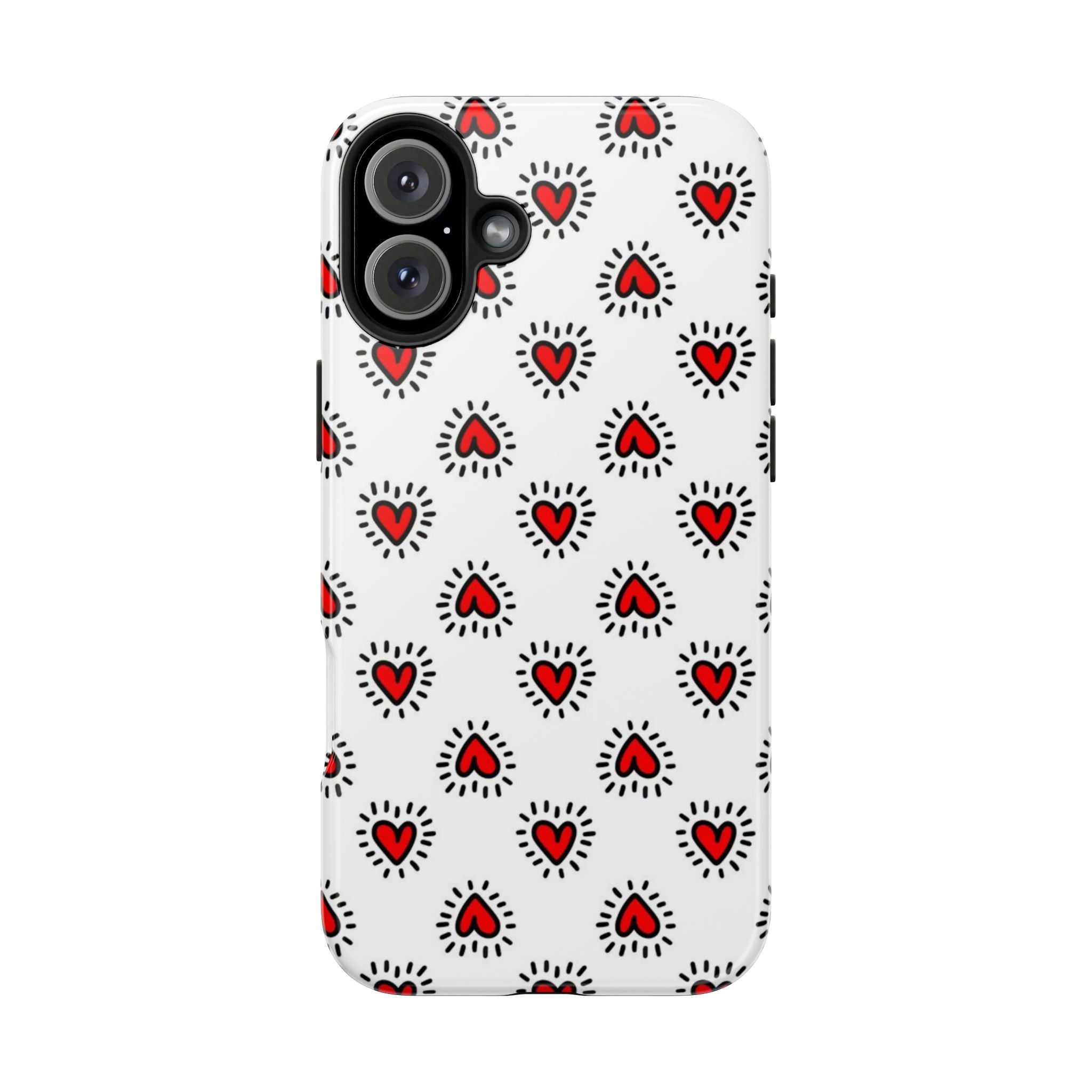 Heart Doodle Tough Phone Case