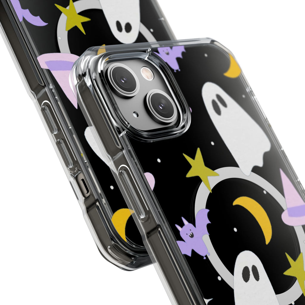 Ghost Transparent Background Magnetic Clear Impact Case