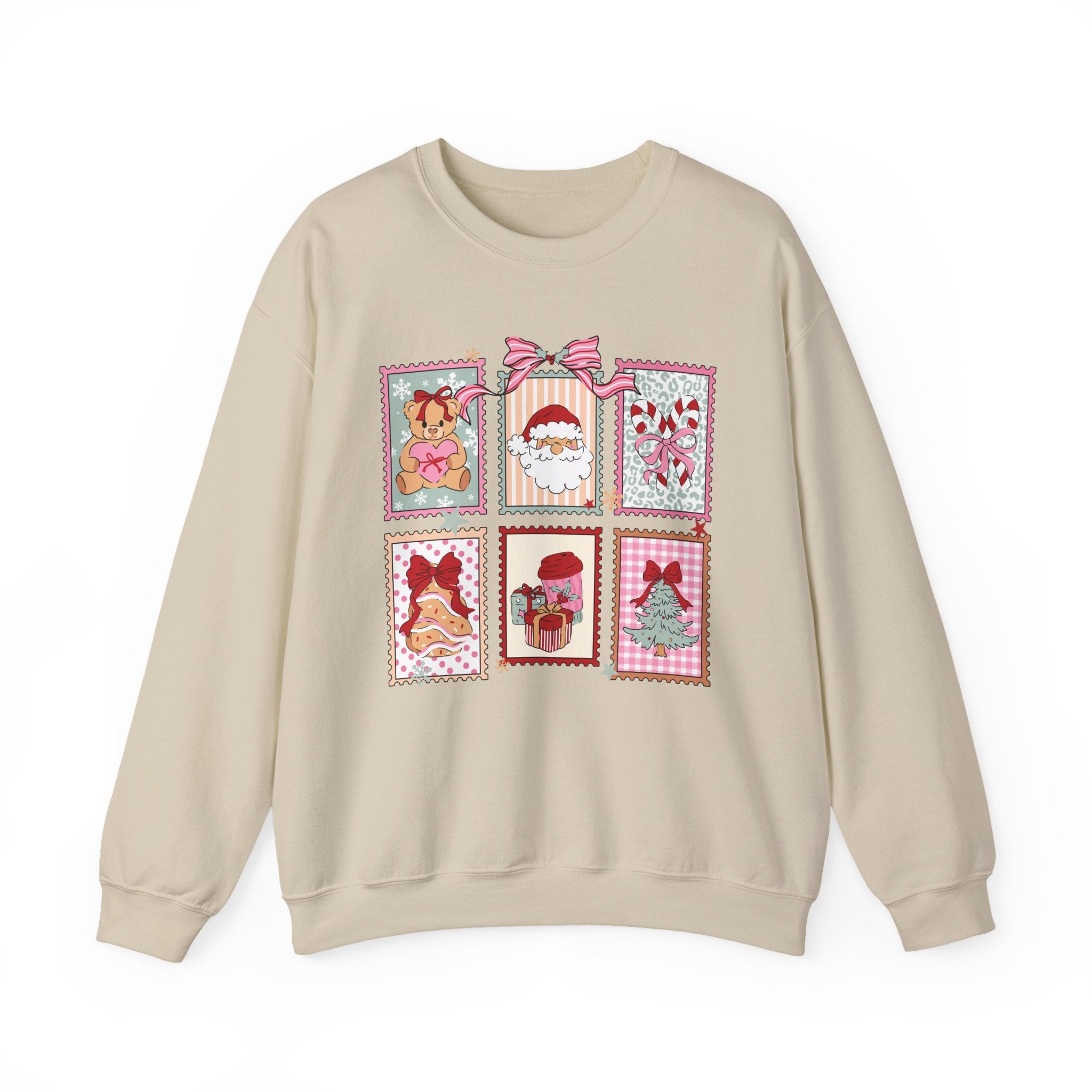 Christmas Stamp Crewneck Sweatshirt