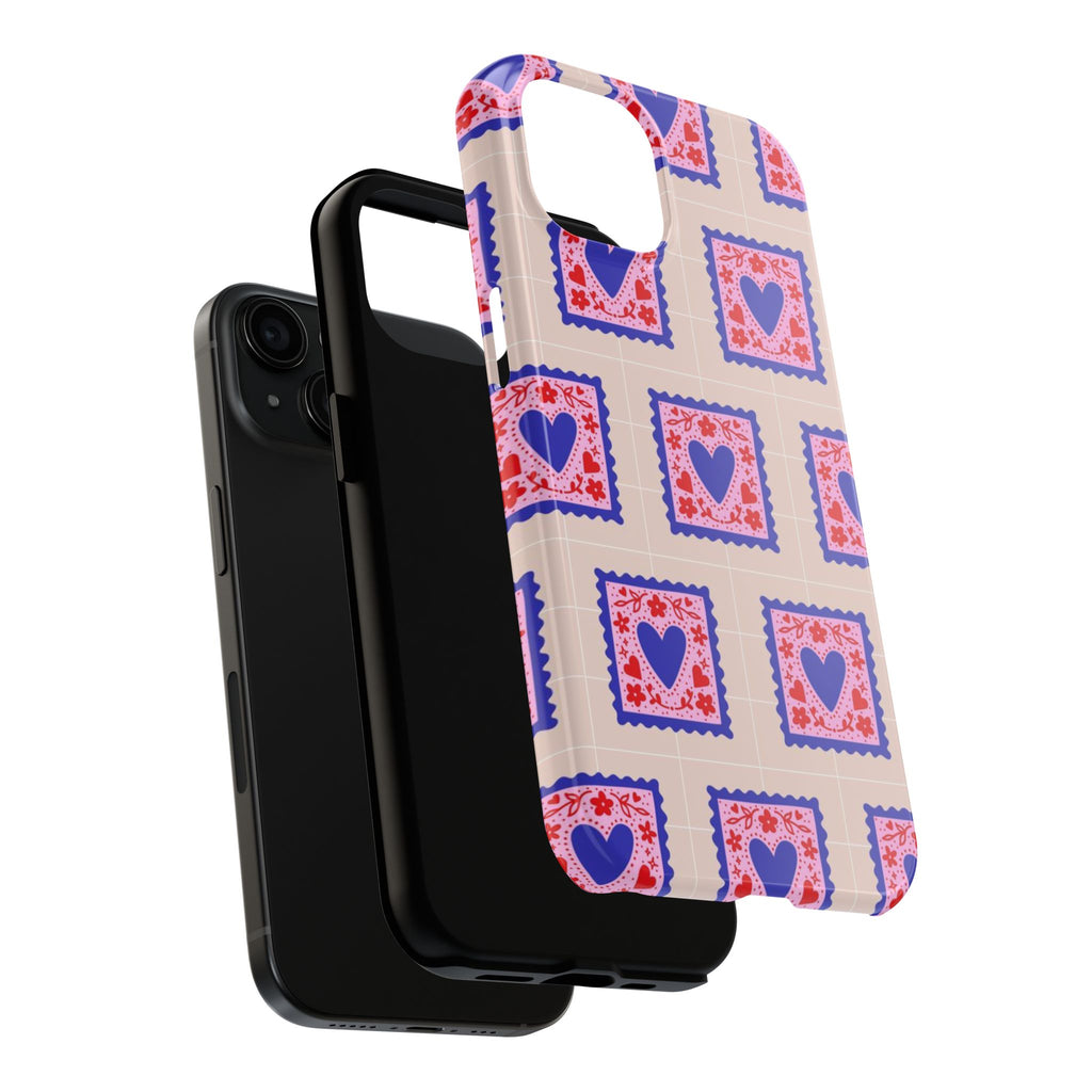 Heart Stamp Tough Phone Case