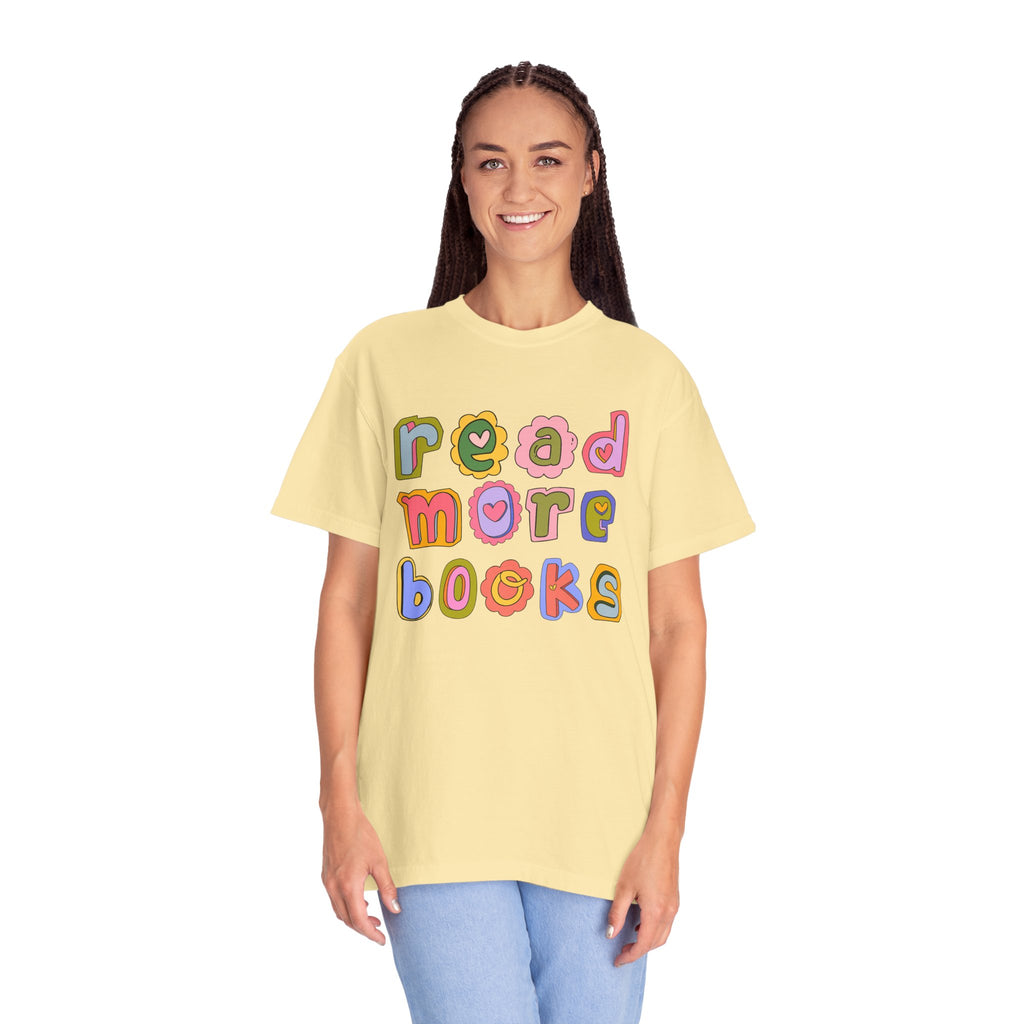 Colorful Read More Books T-Shirt