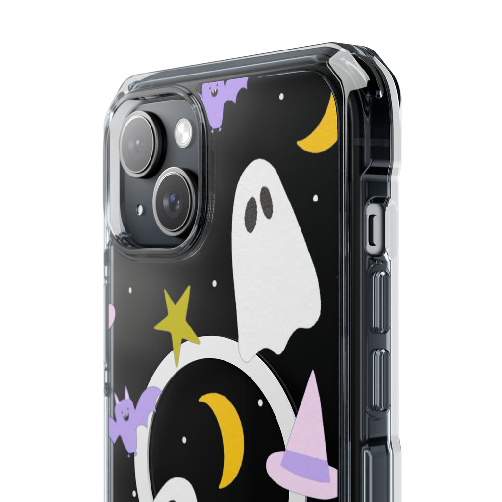 Ghost Transparent Background Magnetic Clear Impact Case