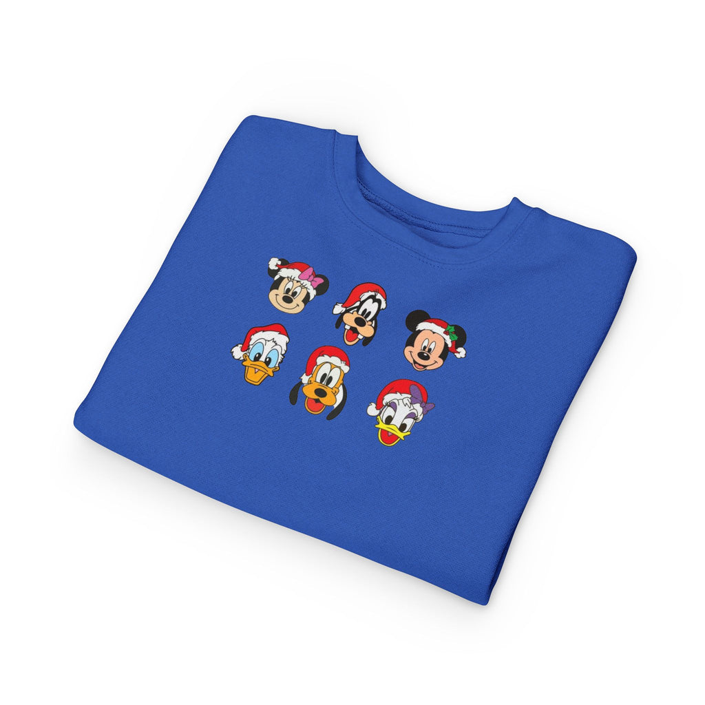 Toddler Sweatshirt - Cute Christmas Cartoon Characters