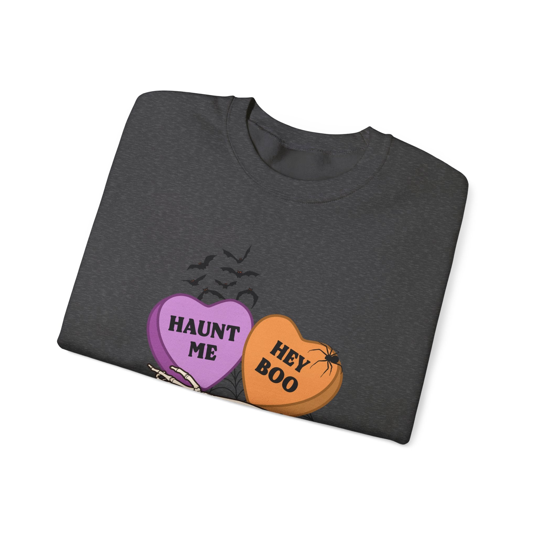 Halloween Candy Heart Crewneck Sweatshirt
