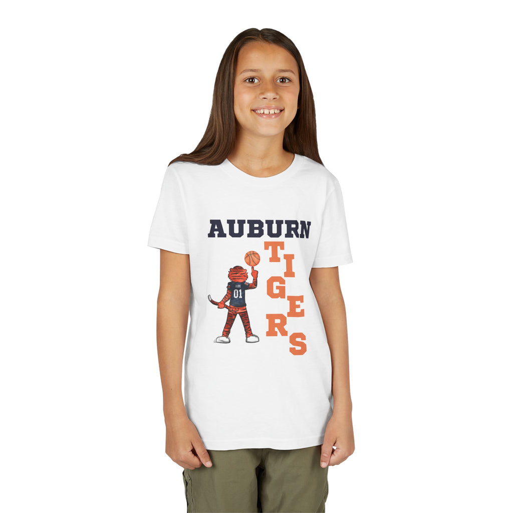 Auburn Tigers Youth Basketball Tee