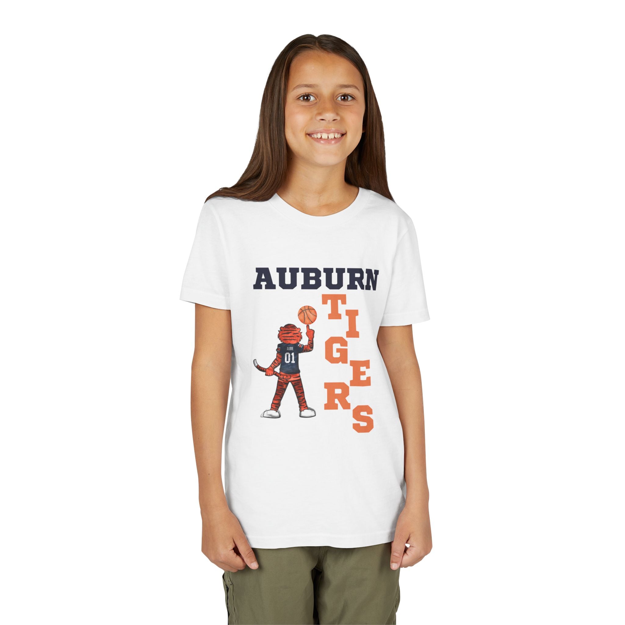 Auburn Tigers Youth Basketball Tee