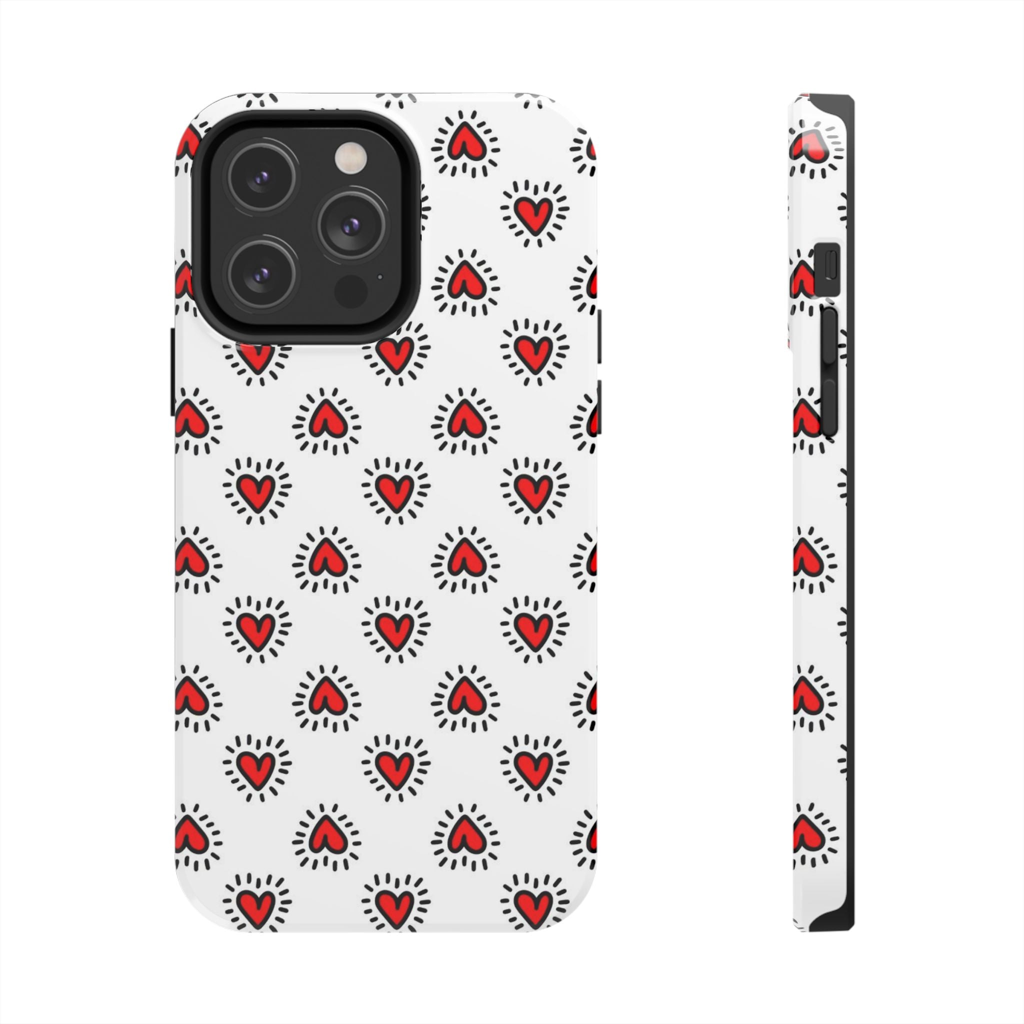 Heart Doodle Tough Phone Case