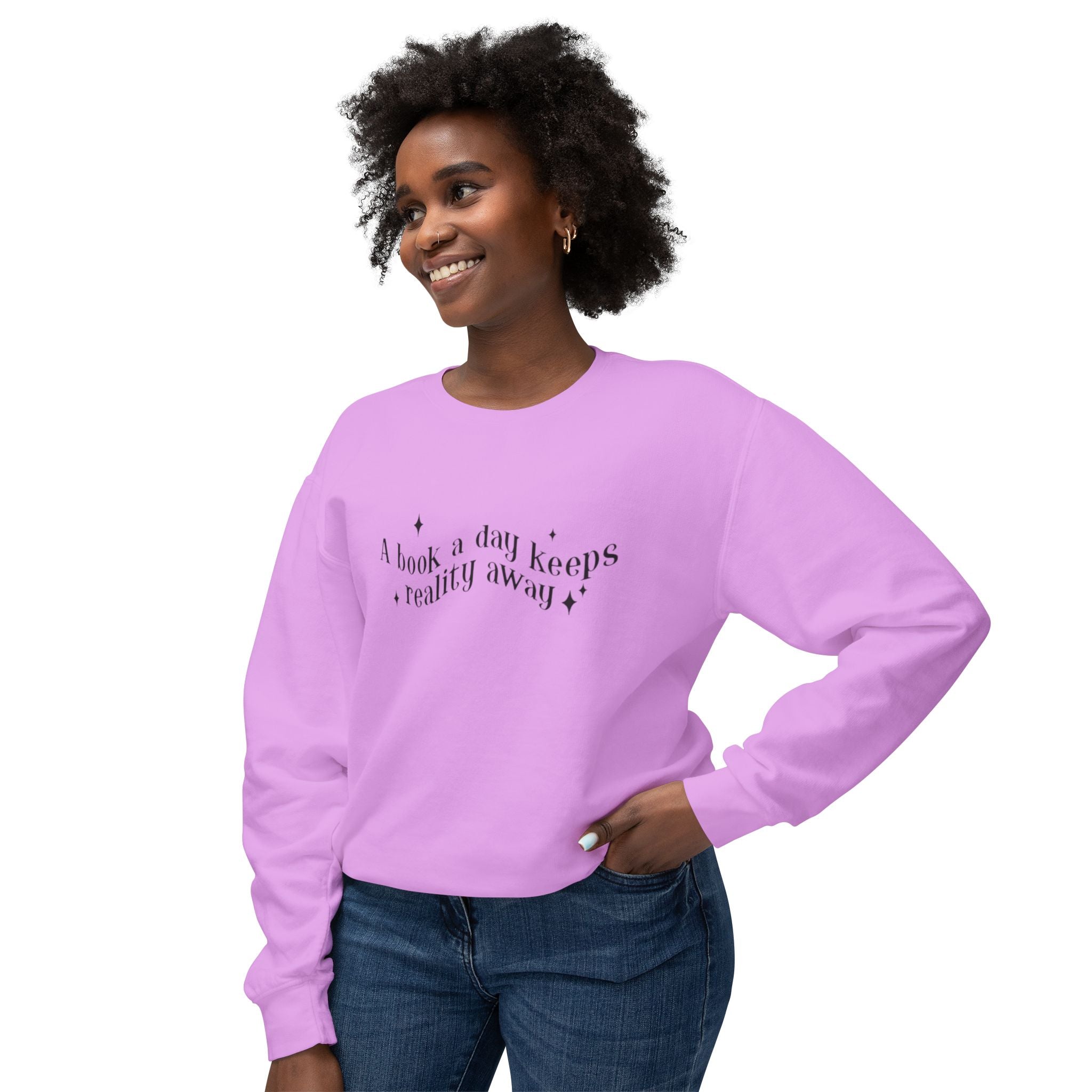 Book Lover's Lightweight Sweatshirt